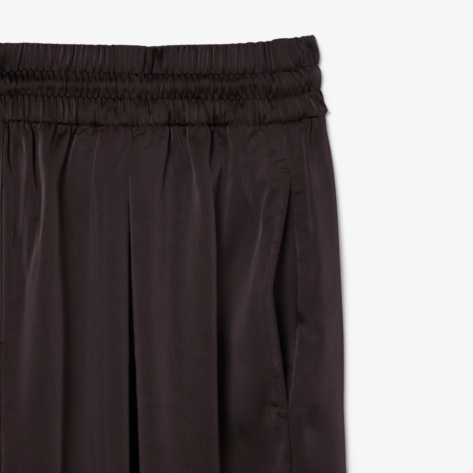 Oversized Elasticated Satin Pants image number 4