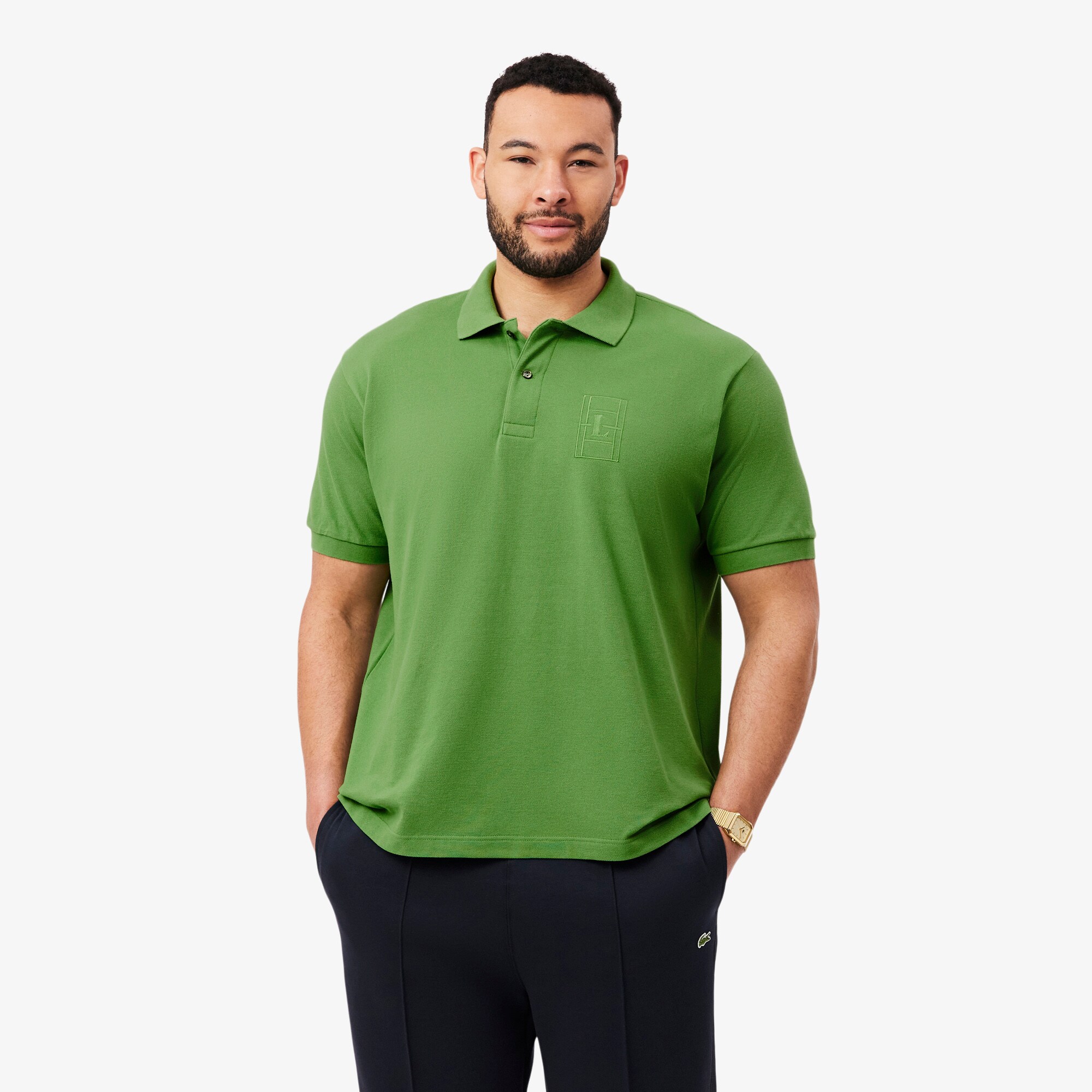 Classic Fit Embroidery Detail Petit Piqu&eacute; Polo Shirt image number 7