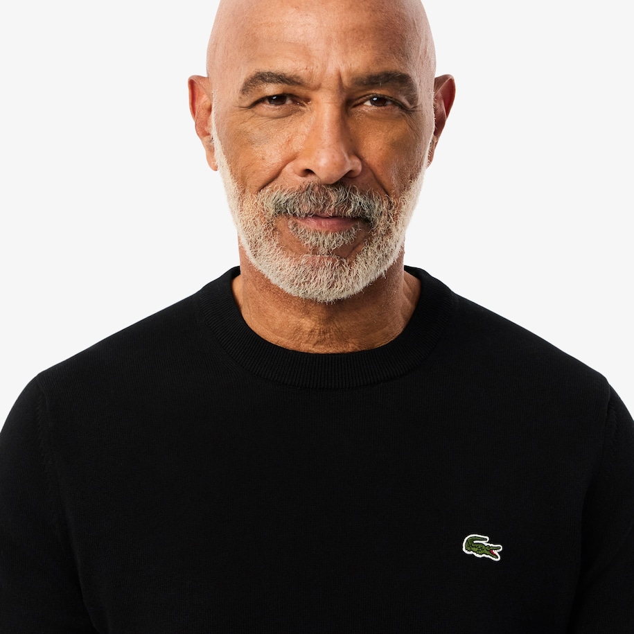 Crew Neck Cotton Sweater image number 1