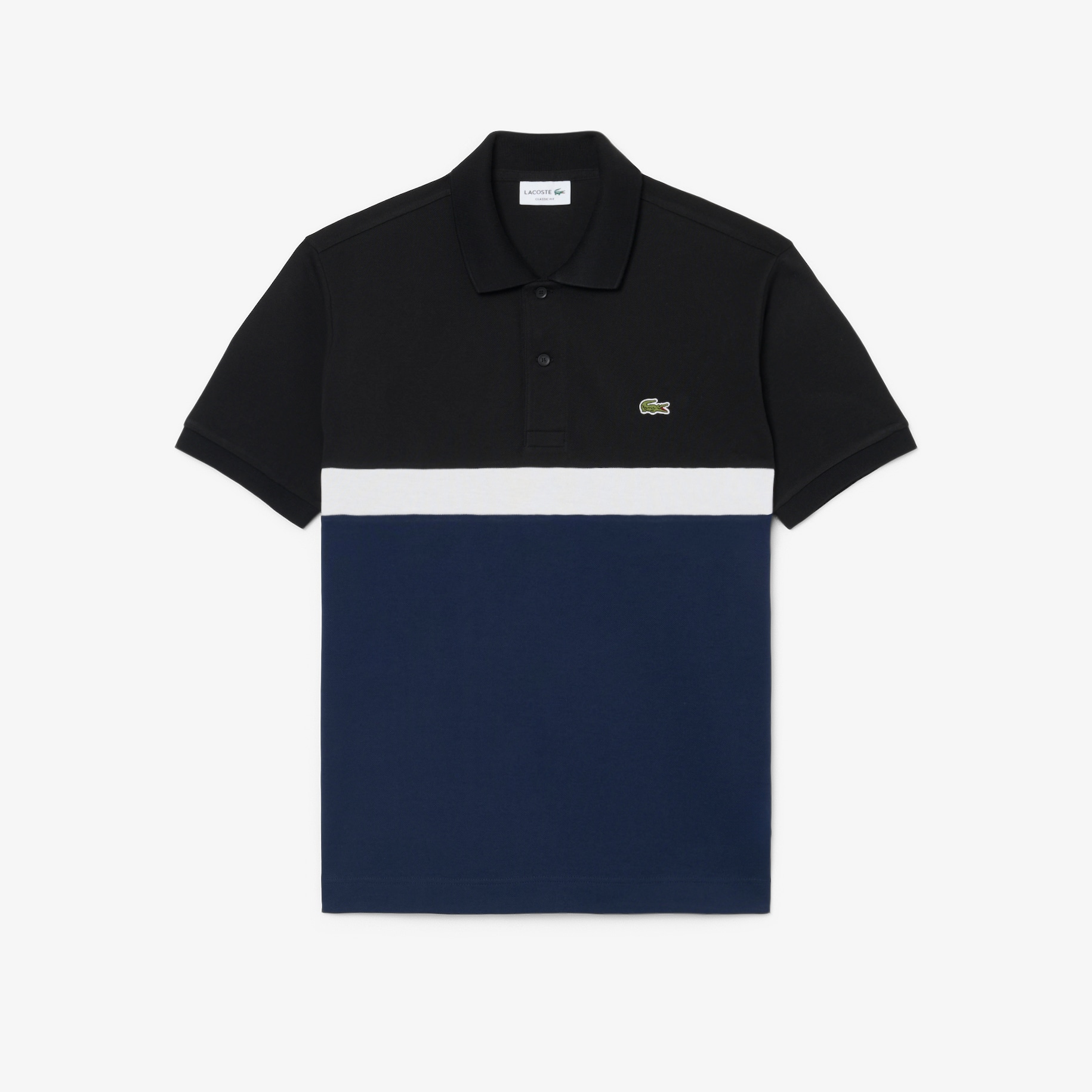 Classic Fit Colour-Block Petit Piqu&eacute; Polo Shirt image number 3