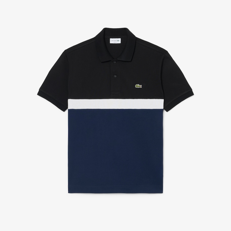 Classic Fit Colour-Block Petit Piqu&eacute; Polo Shirt image number 3