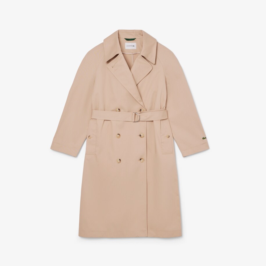 Oversized Water-Repellent Trench Coat image number 3