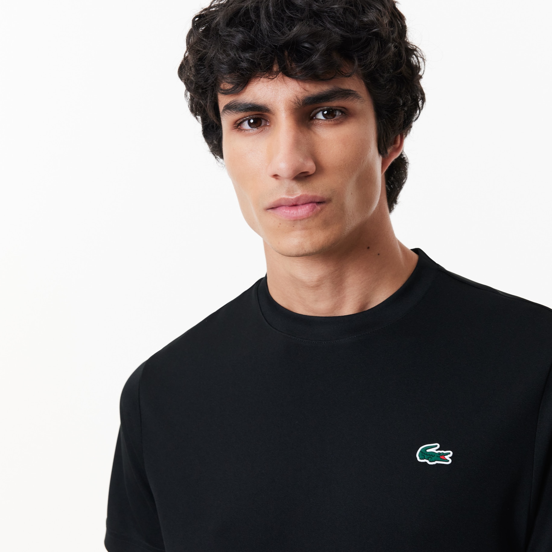 Slim Fit Breathable Piqué Sport T-shirt image number 1