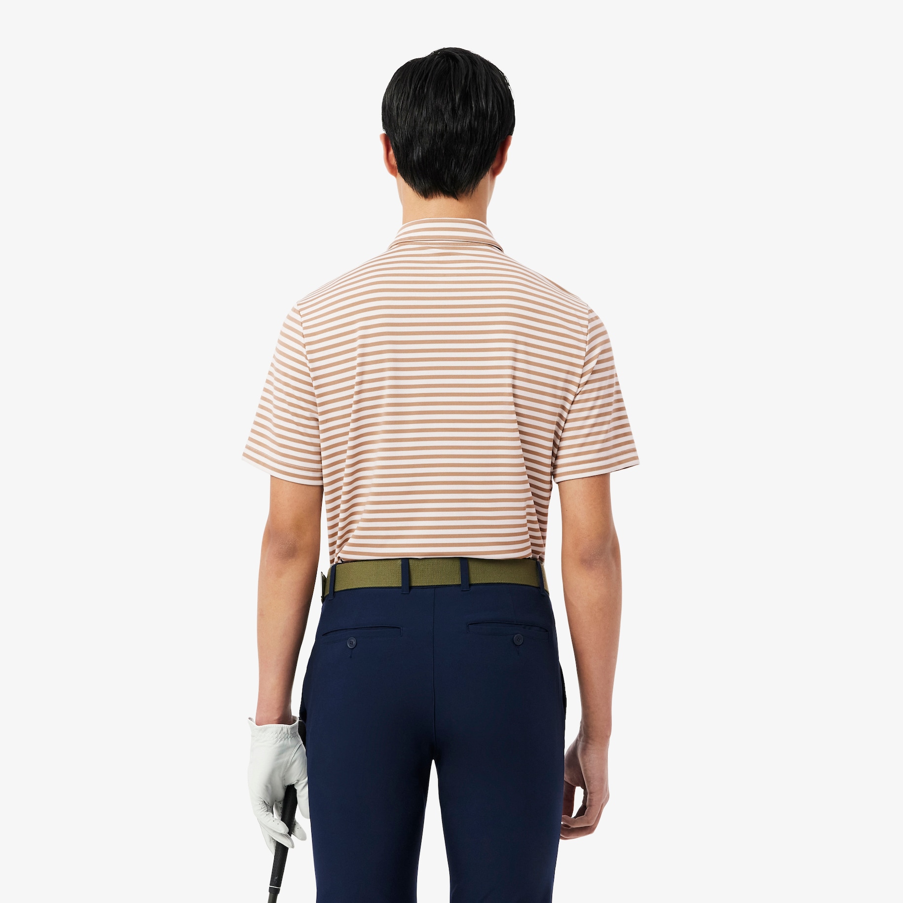 Regular Fit Ultra Dry Striped Golf Polo Shirt image number 2