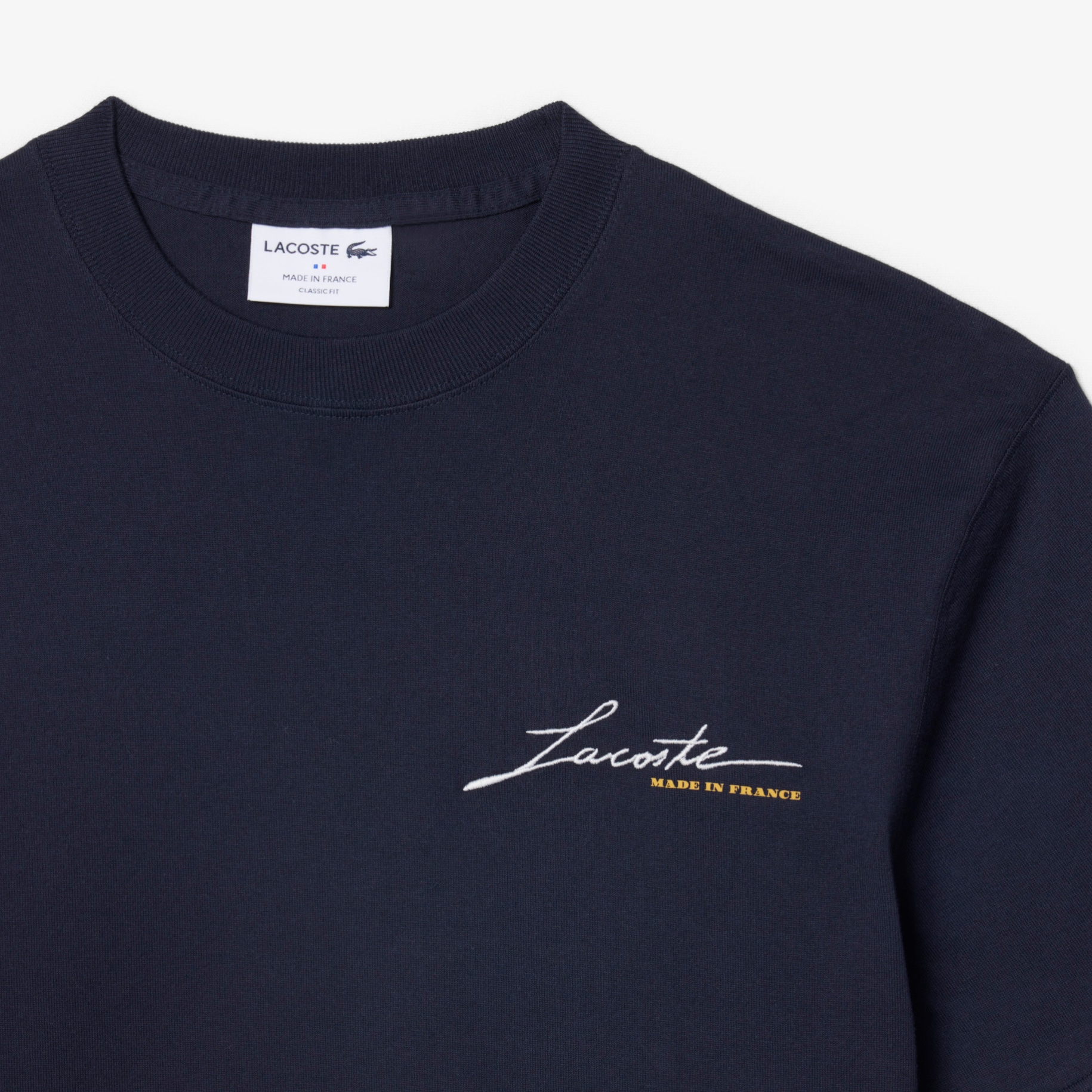 French Made Signature Embroidery T-shirt image number 4