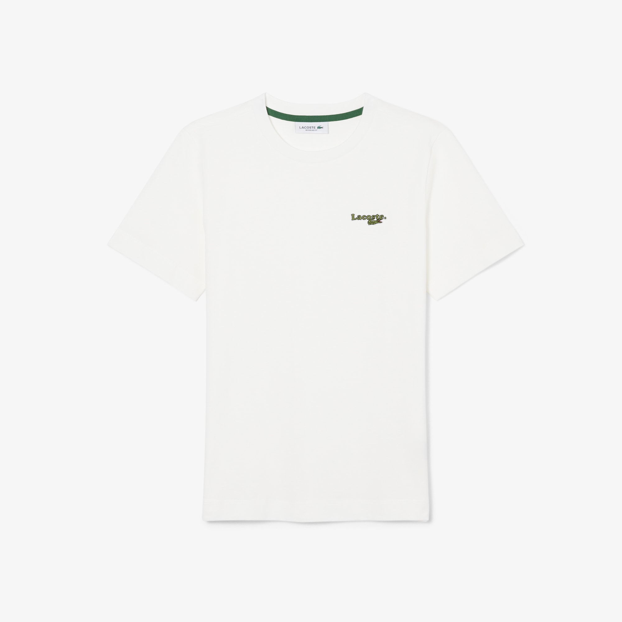 Cotton Badge T-shirt image number 3