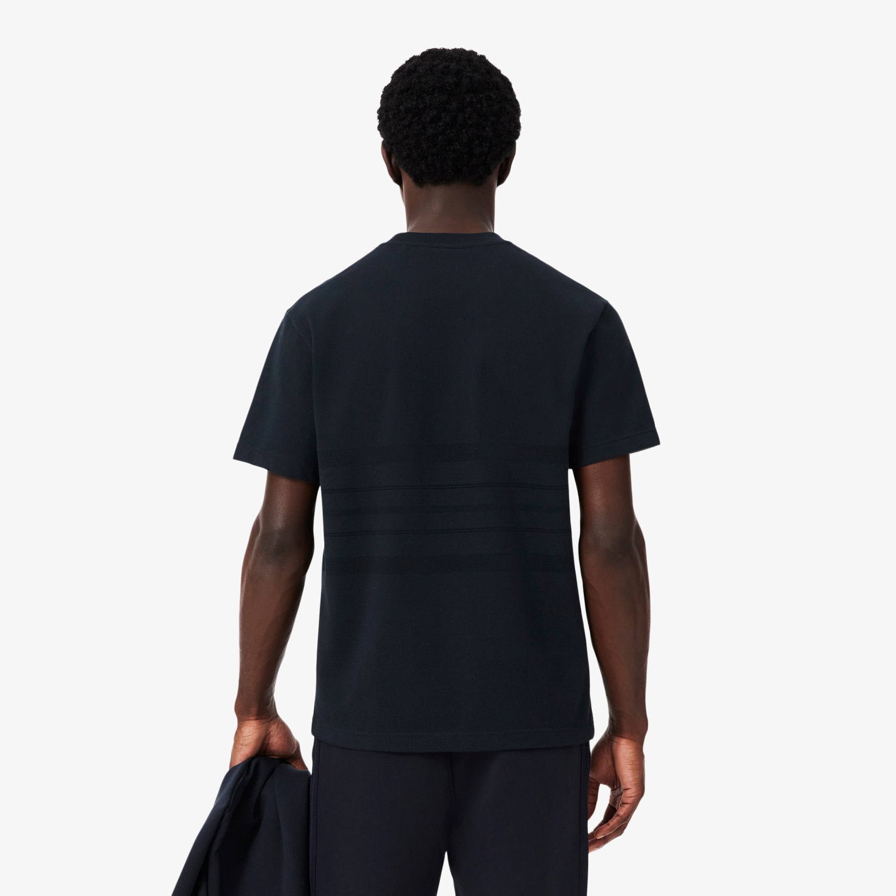 French Made Striped Piqu&eacute; T-shirt image number 2