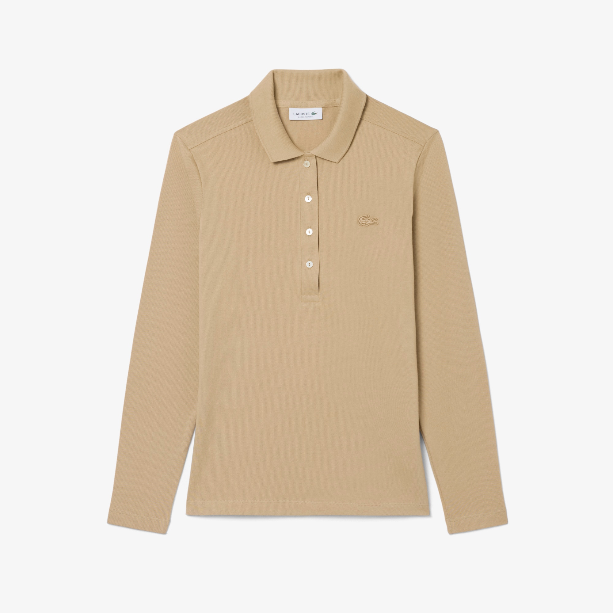 Women&rsquo;s Slim fit Stretch Piqu&eacute; Lacoste Polo Shirt image number 3