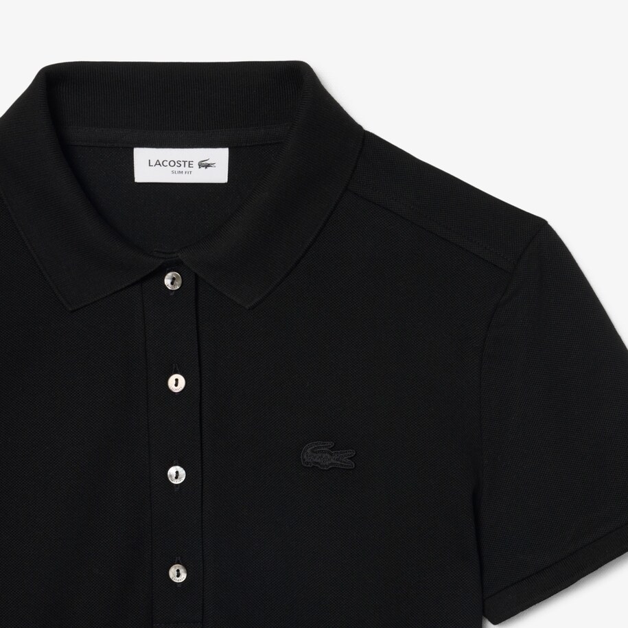 Women's Stretch Cotton Piqu&eacute; Polo Dress image number 5