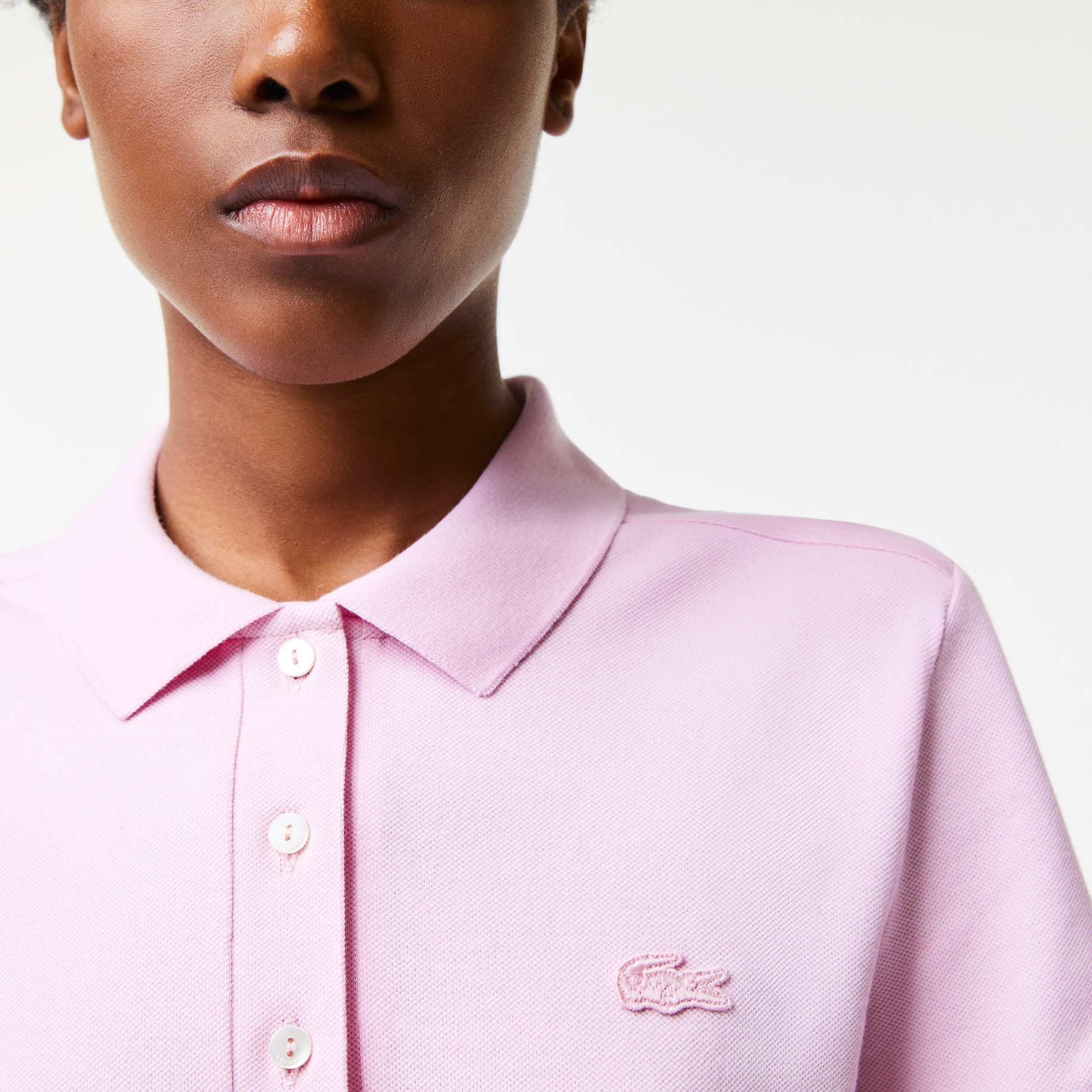 L.12.D Slim Fit Stretch Mini Piqu&eacute; Polo Shirt image number 3