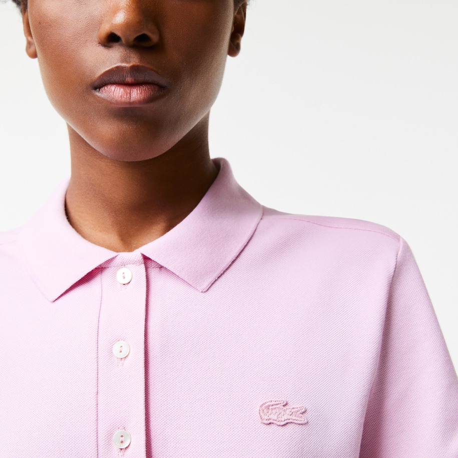 L.12.D Slim Fit Stretch Mini Piqu&eacute; Polo Shirt image number 3