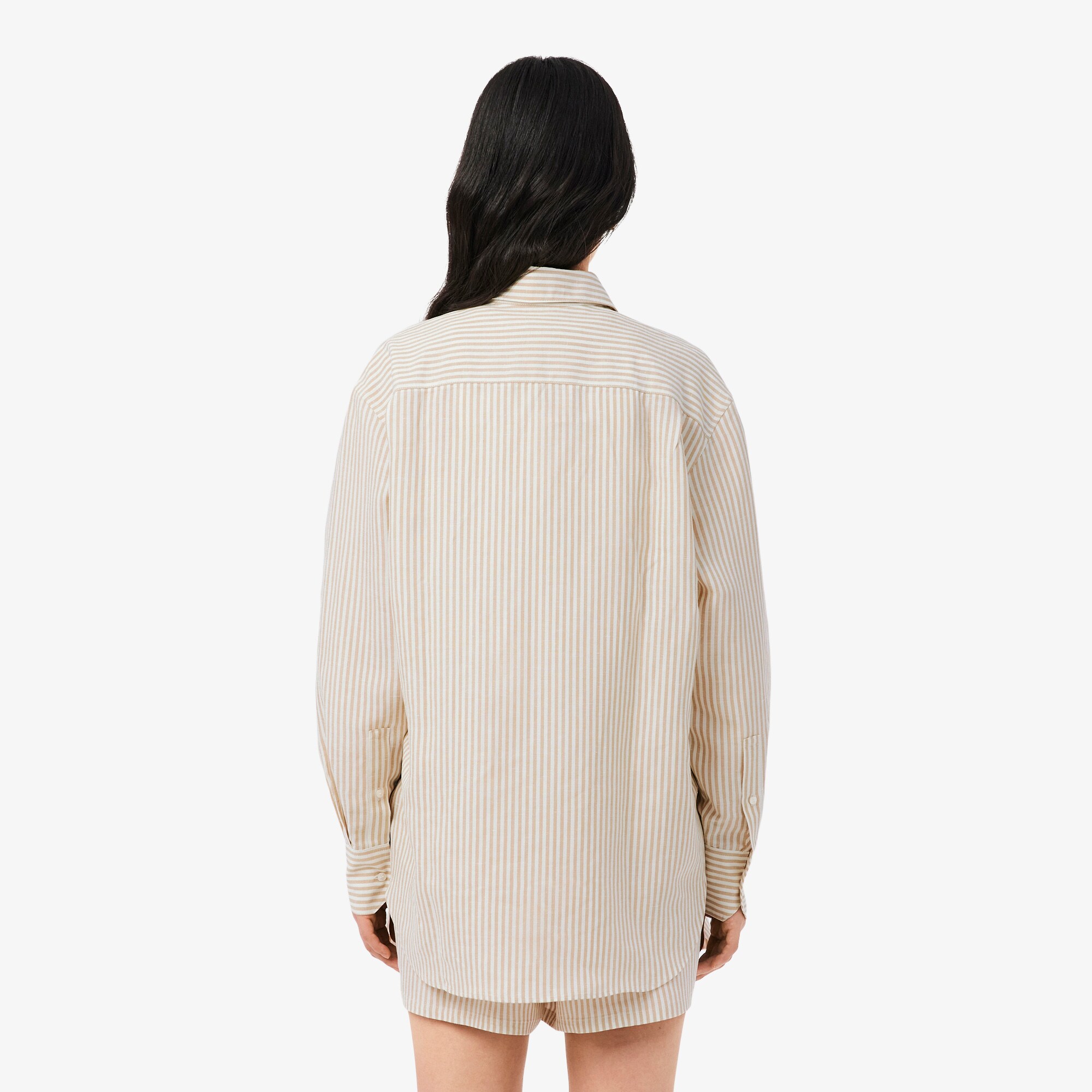 Oversized Linen Blend Shirt image number 2
