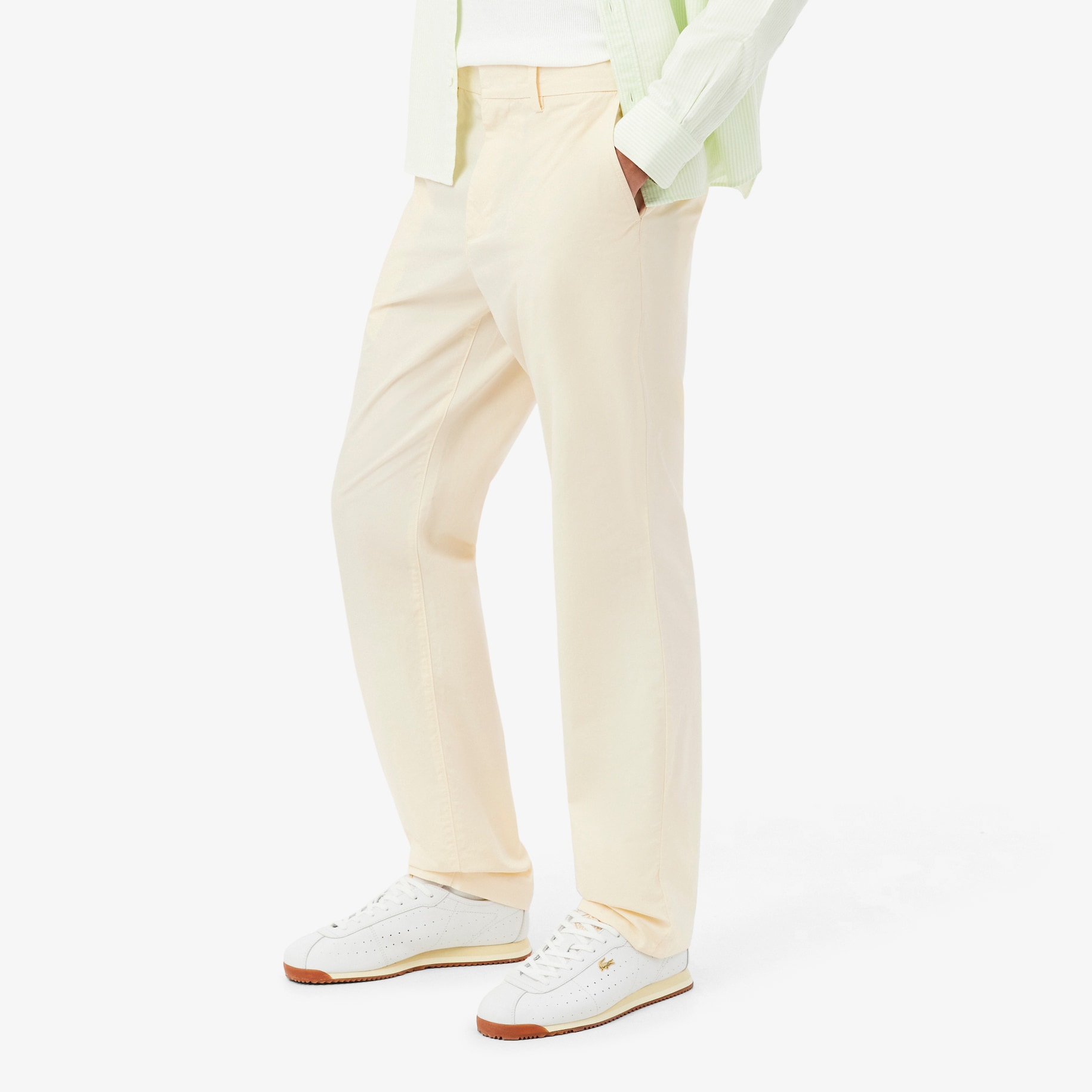 Regular Fit Cotton Twill Chino Pants image number 1