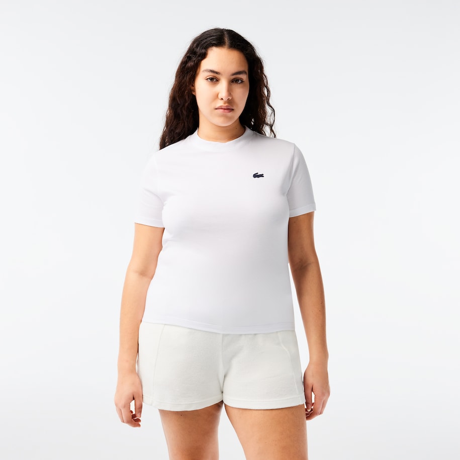 Women's Lacoste SPORT Organic Cotton Jersey T-Shirt image number 7