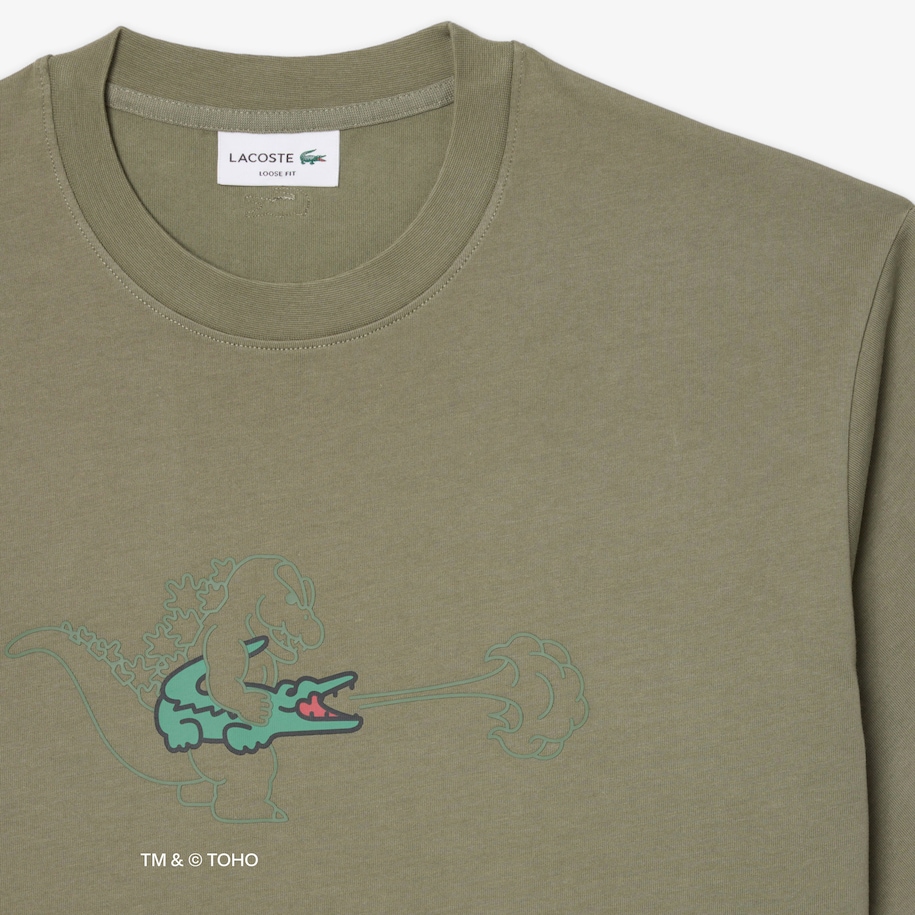 T-shirt Lacoste & Godzilla image number 4