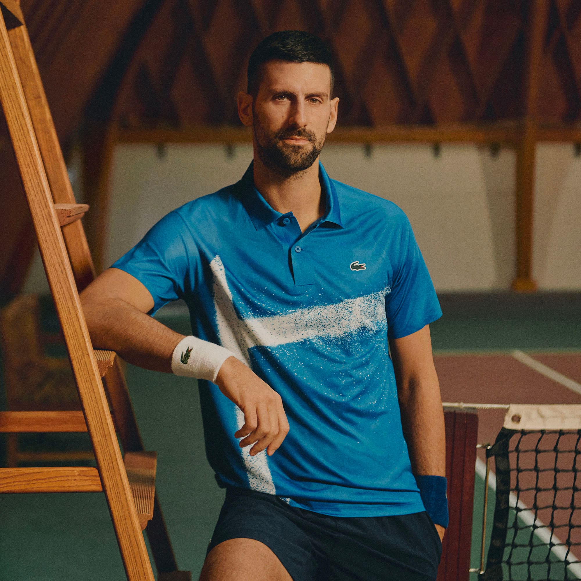 Men's Lacoste Tennis x Novak Djokovic Zip-Up Jacket
