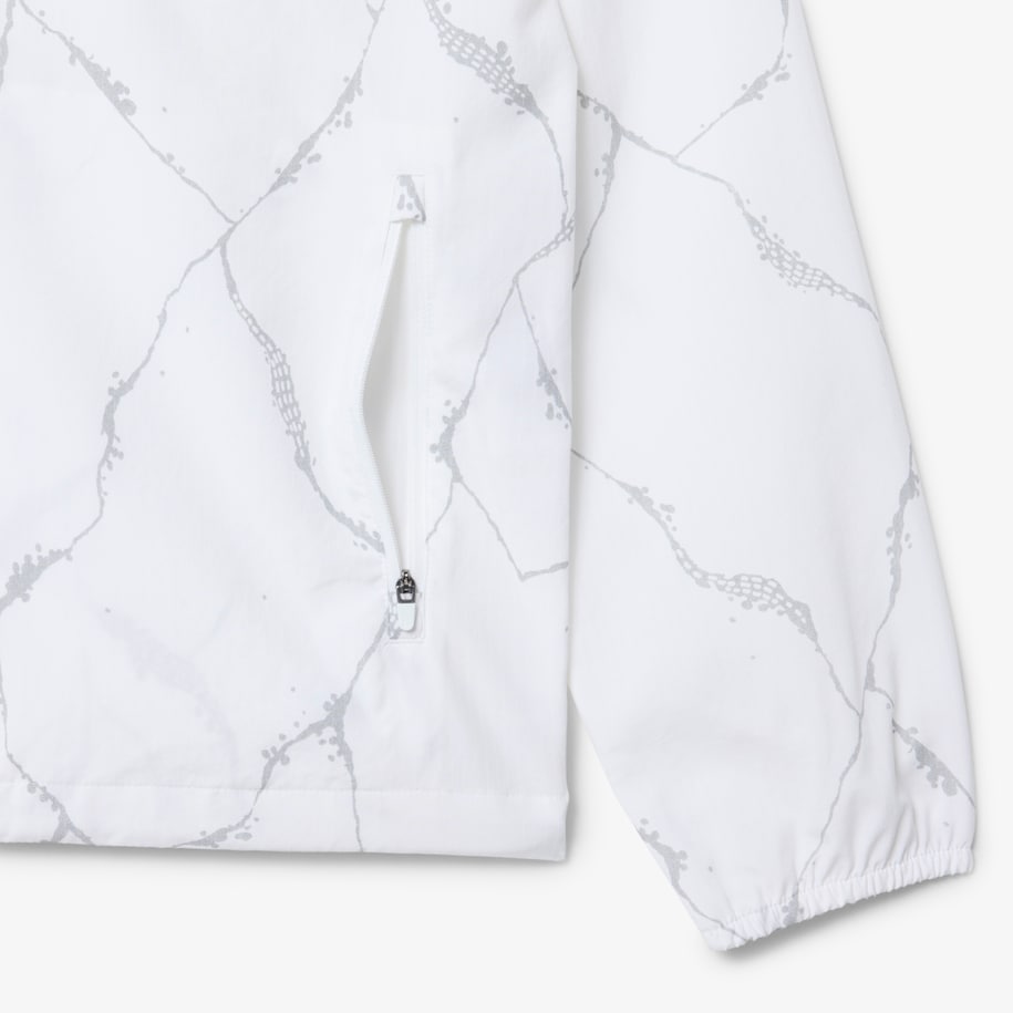 Reflective Crocodile Print Tennis Jacket image number 5