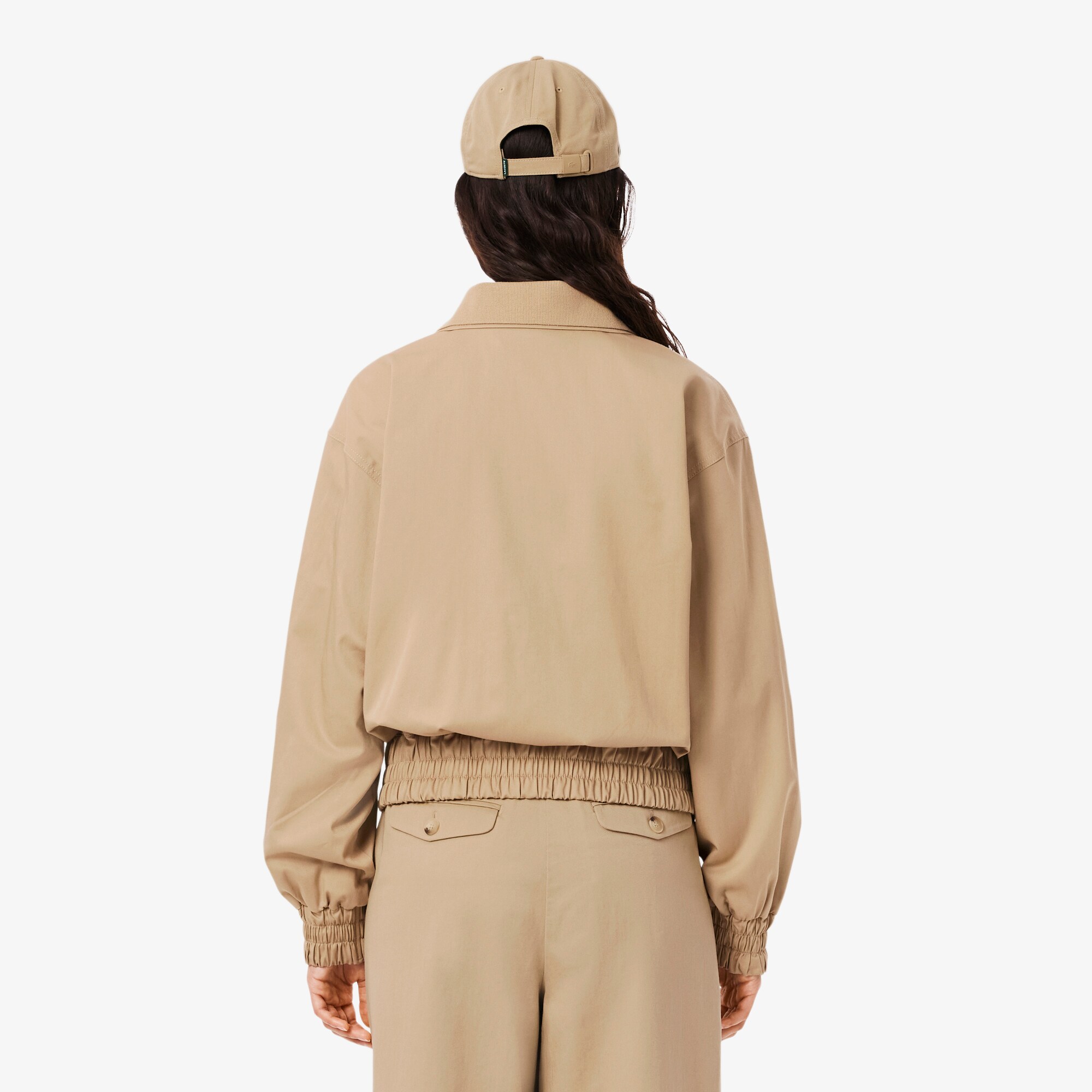 Double Collar Stretch Gabardine Jacket image number 2