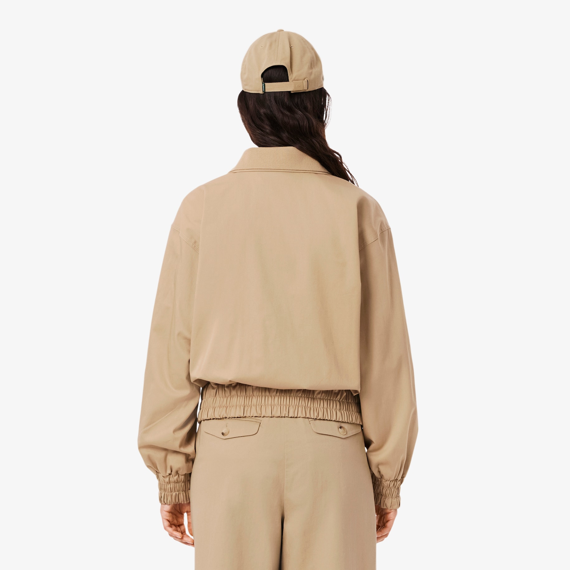 Double Collar Stretch Gabardine Jacket image number 2