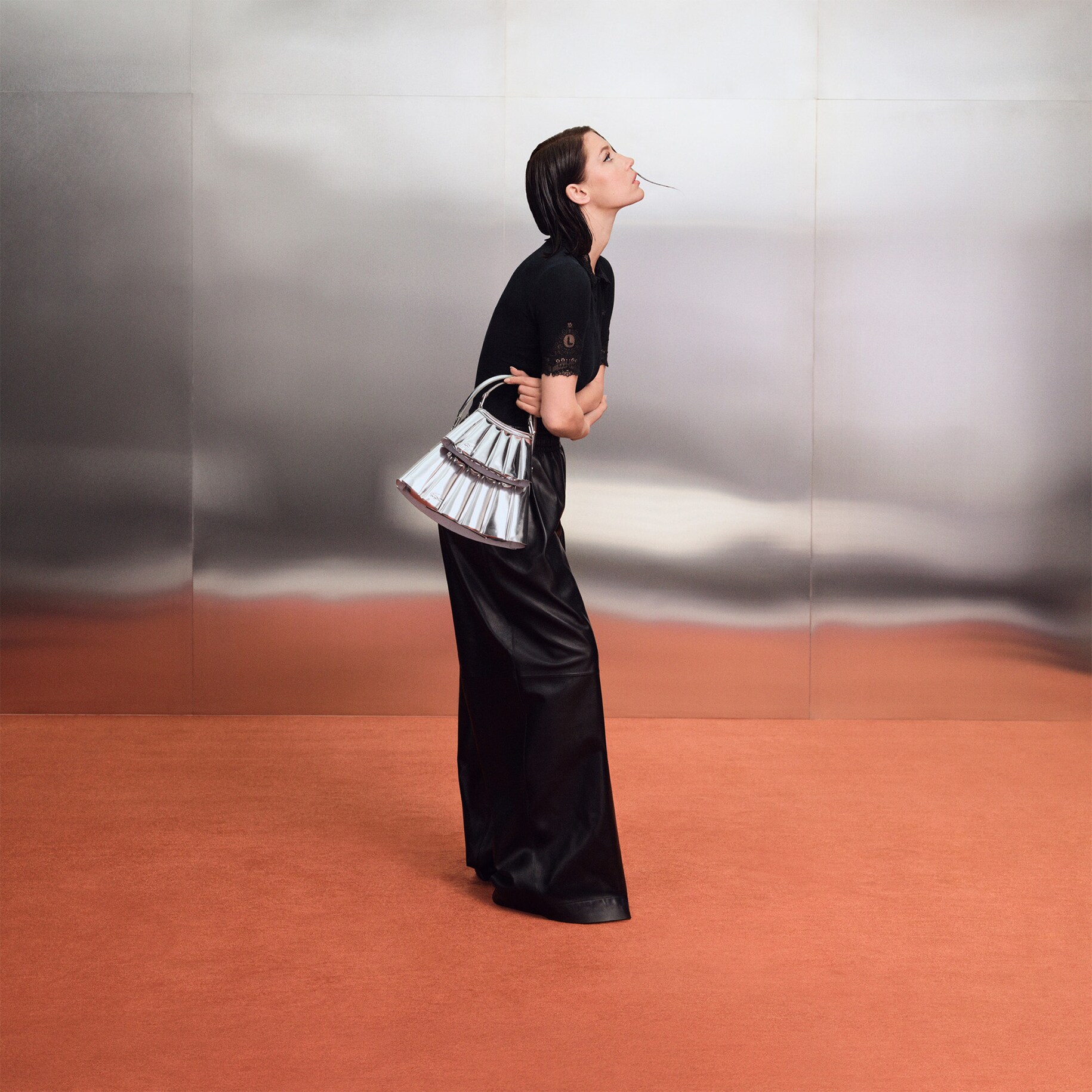 Runway Mirror Leather XXS Lenglen Purse image number 7