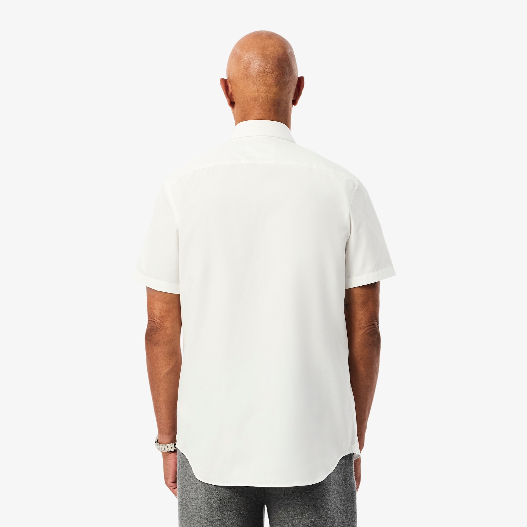 Men's Regular Fit Solid Cotton Shirt image number 2