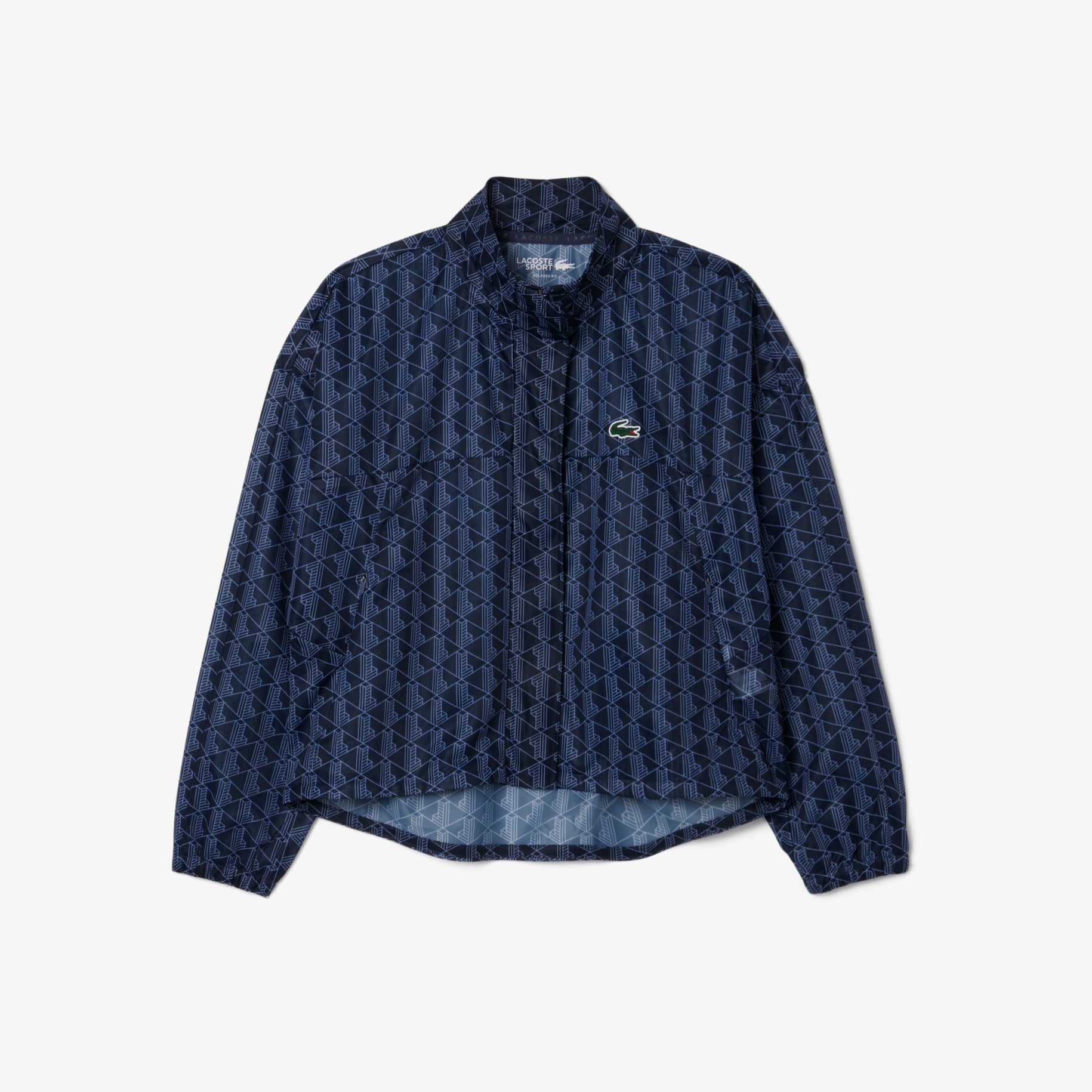Lightweight Crocodile Print Tennis Jacket image number 0