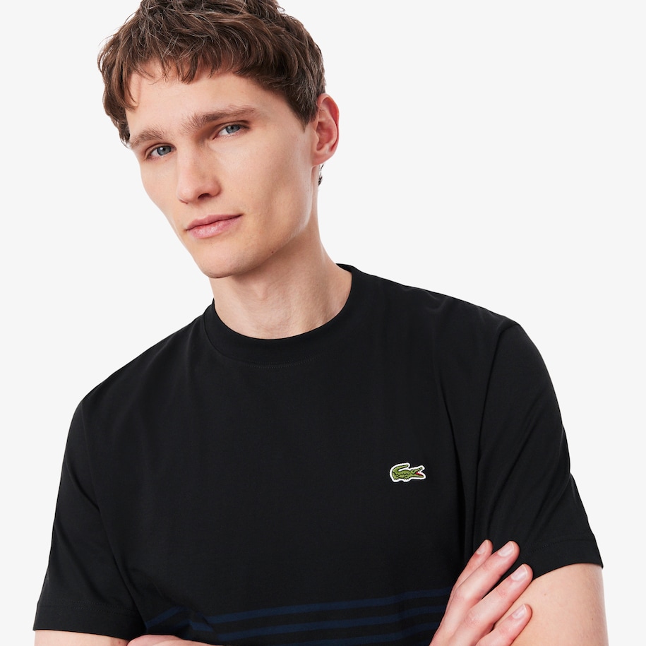Striped Jersey Colour-block T-shirt image number 1