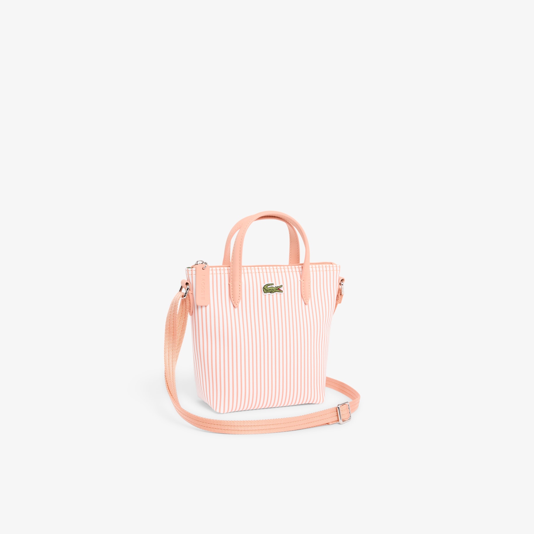 Mini Striped L.12.12 Concept Tote image number 2