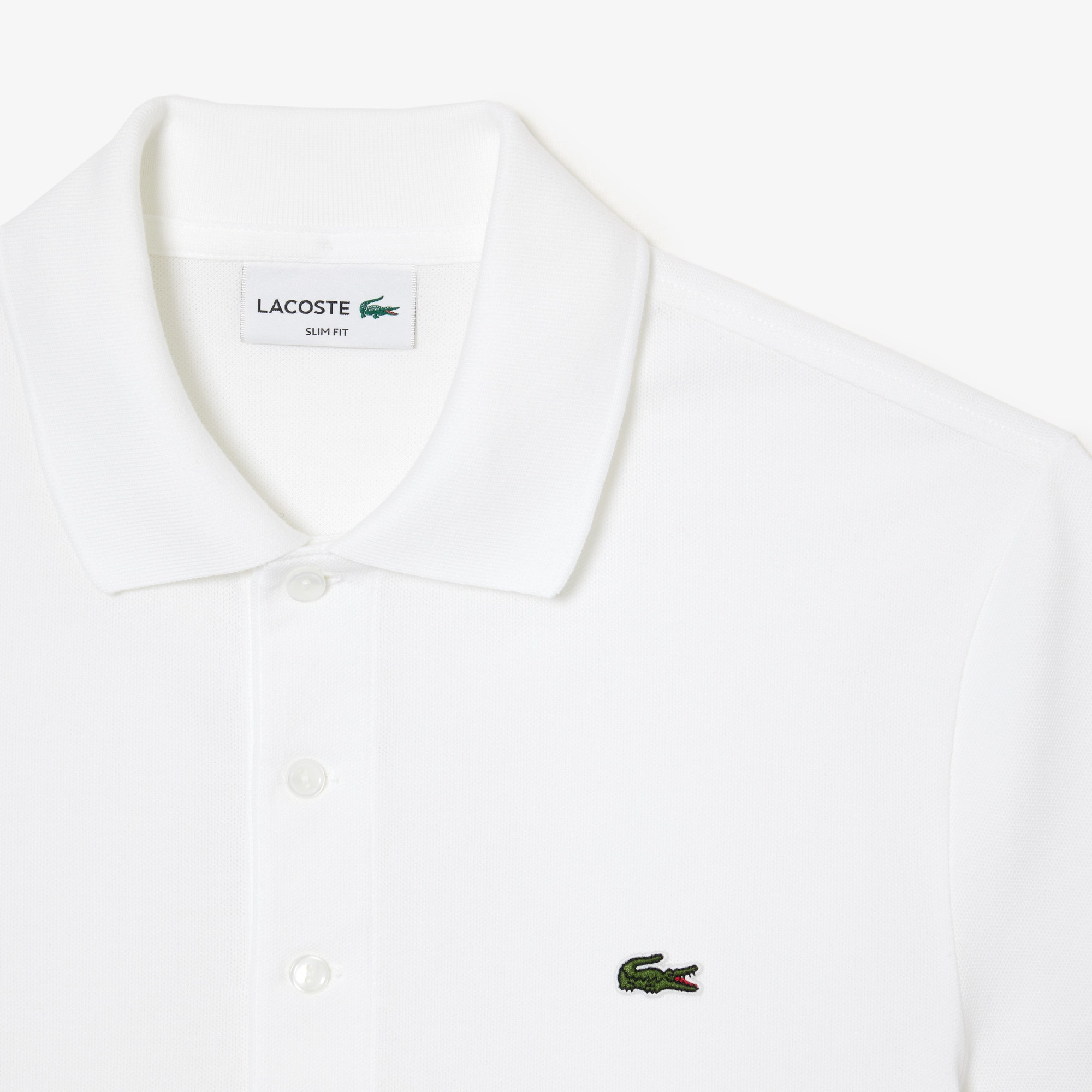 Slim Fit Stretch Piqué Polo Shirt image number 1