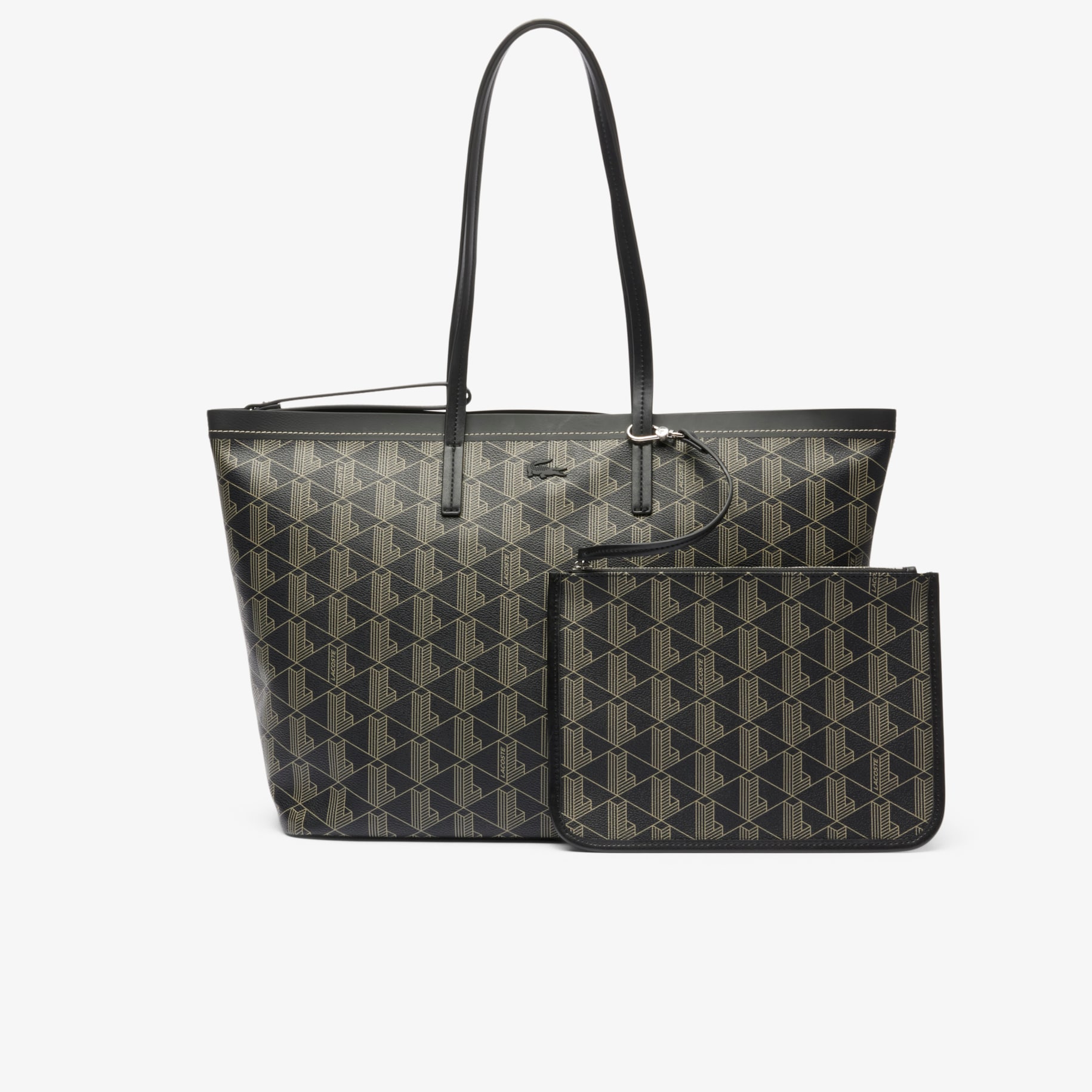 Zely Grained Tote with Pouch image number 0