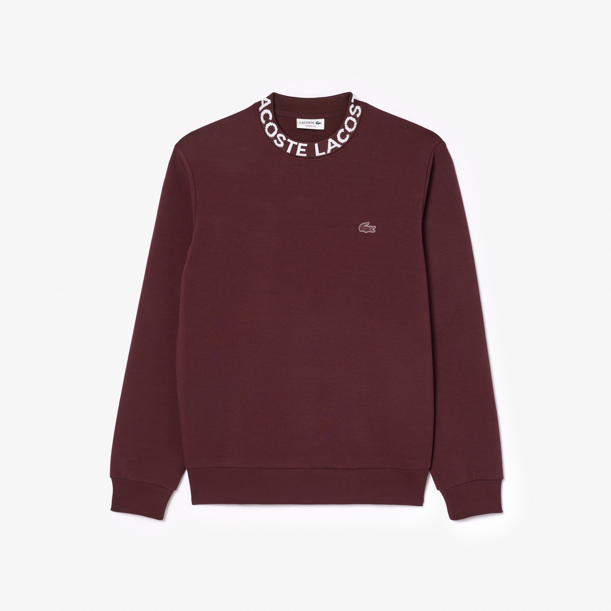 Logo Jacquard Collar Double Face Sweatshirt image number 3