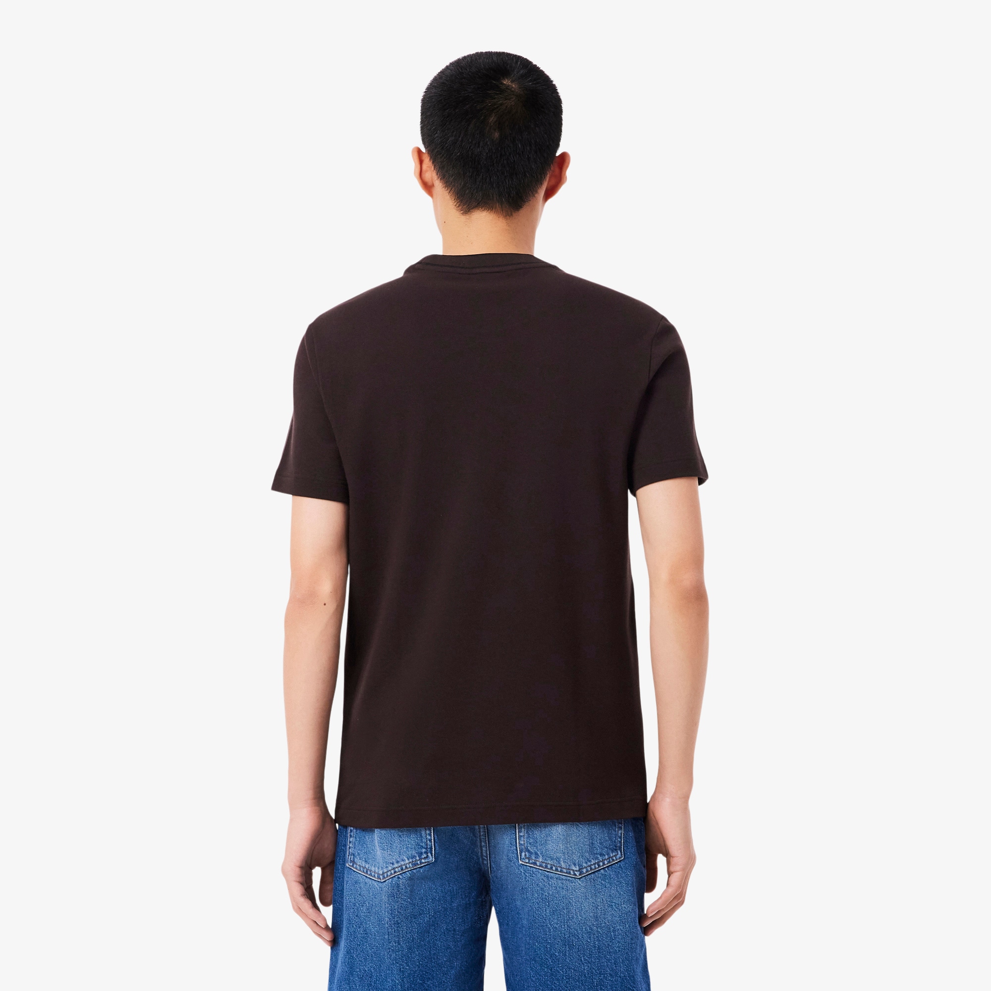 Stretch Piqu&eacute; Stripe Collar T-shirt image number 2