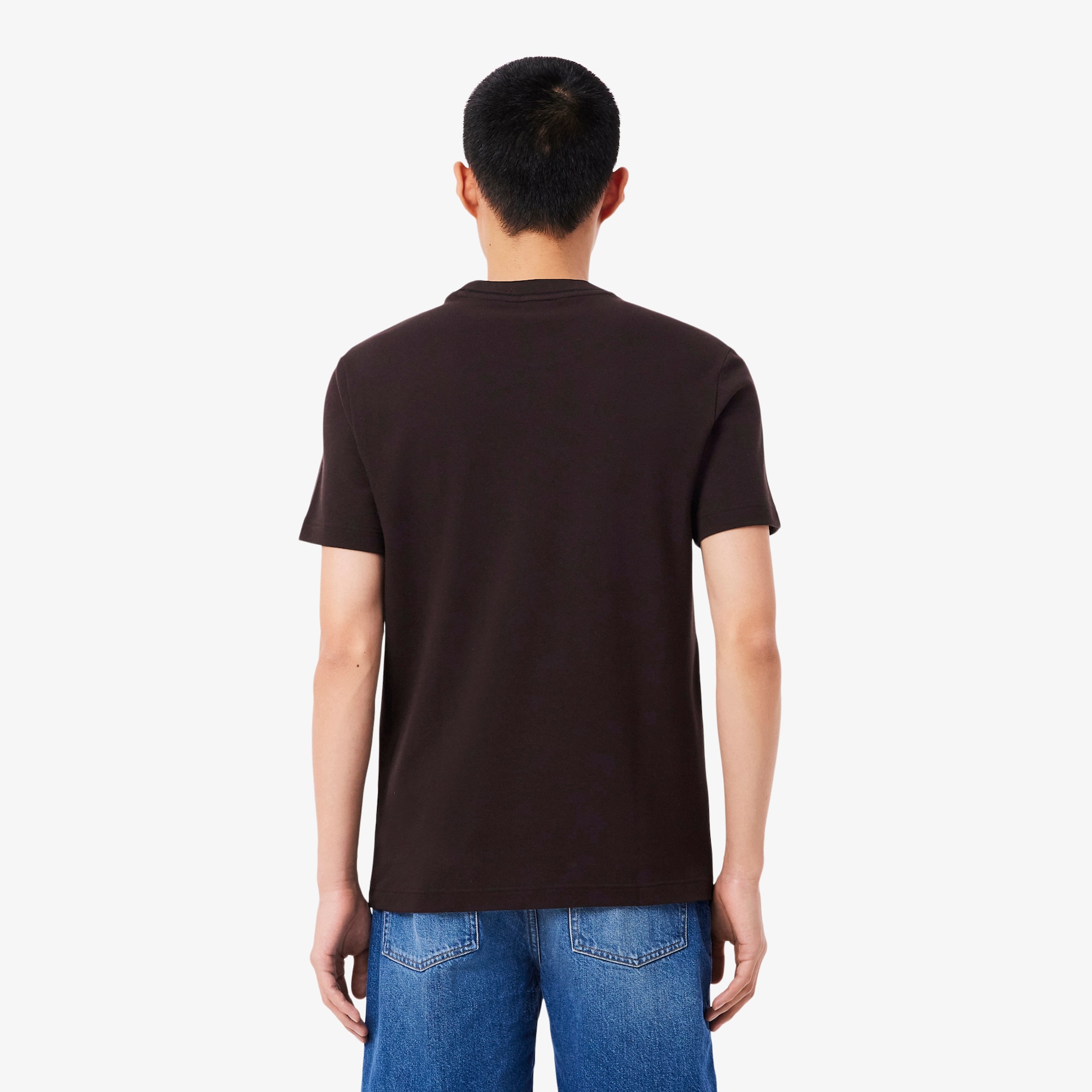 Stretch Piqu&eacute; Stripe Collar T-shirt image number 2