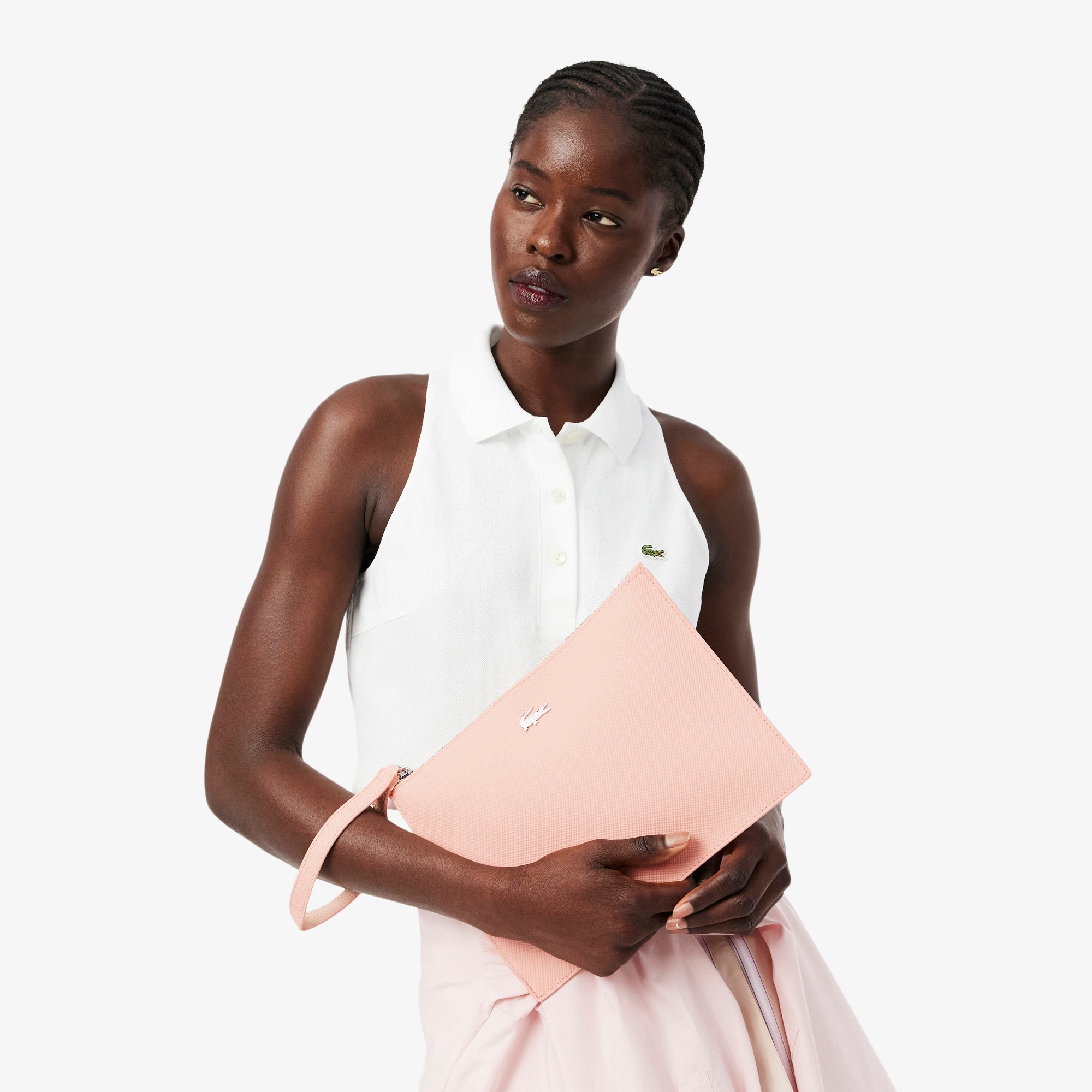 Anna Coated Piqu&eacute; Canvas Pouch image number 5