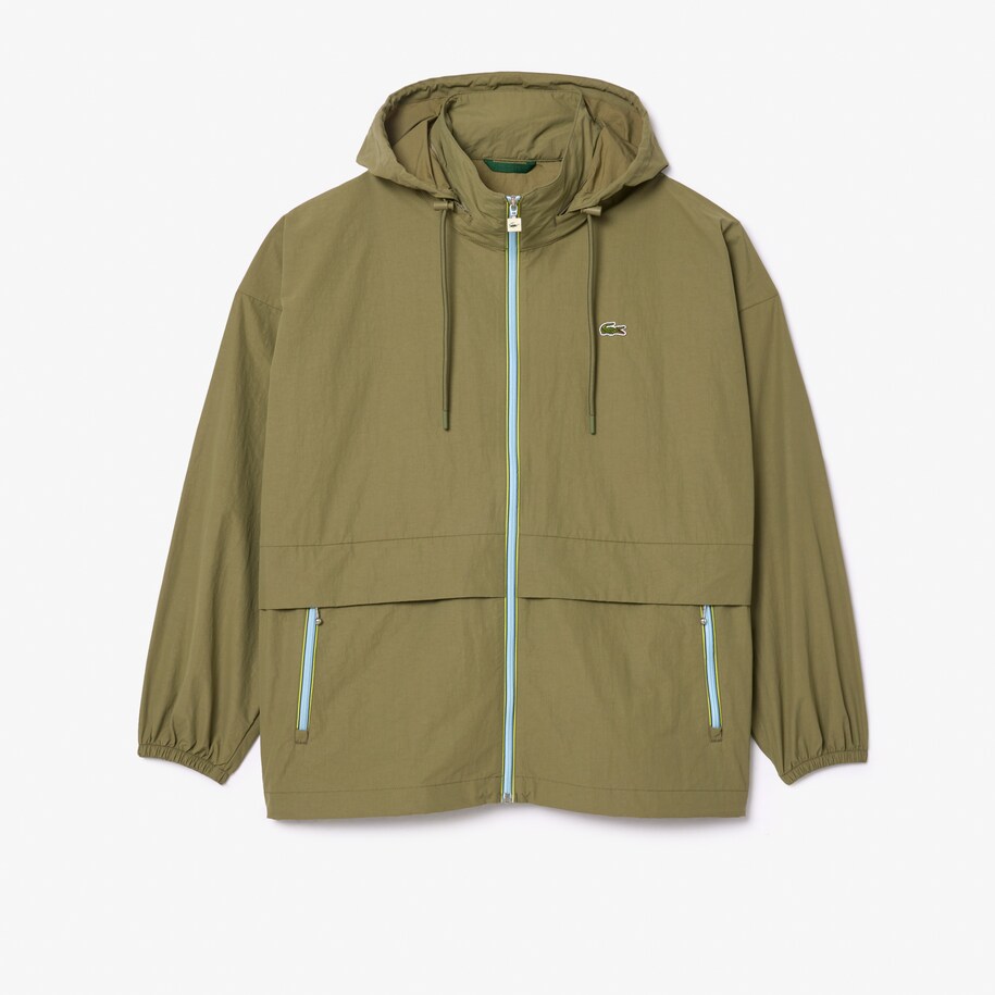 Water-Repellent Removable Hood Windbreaker image number 2