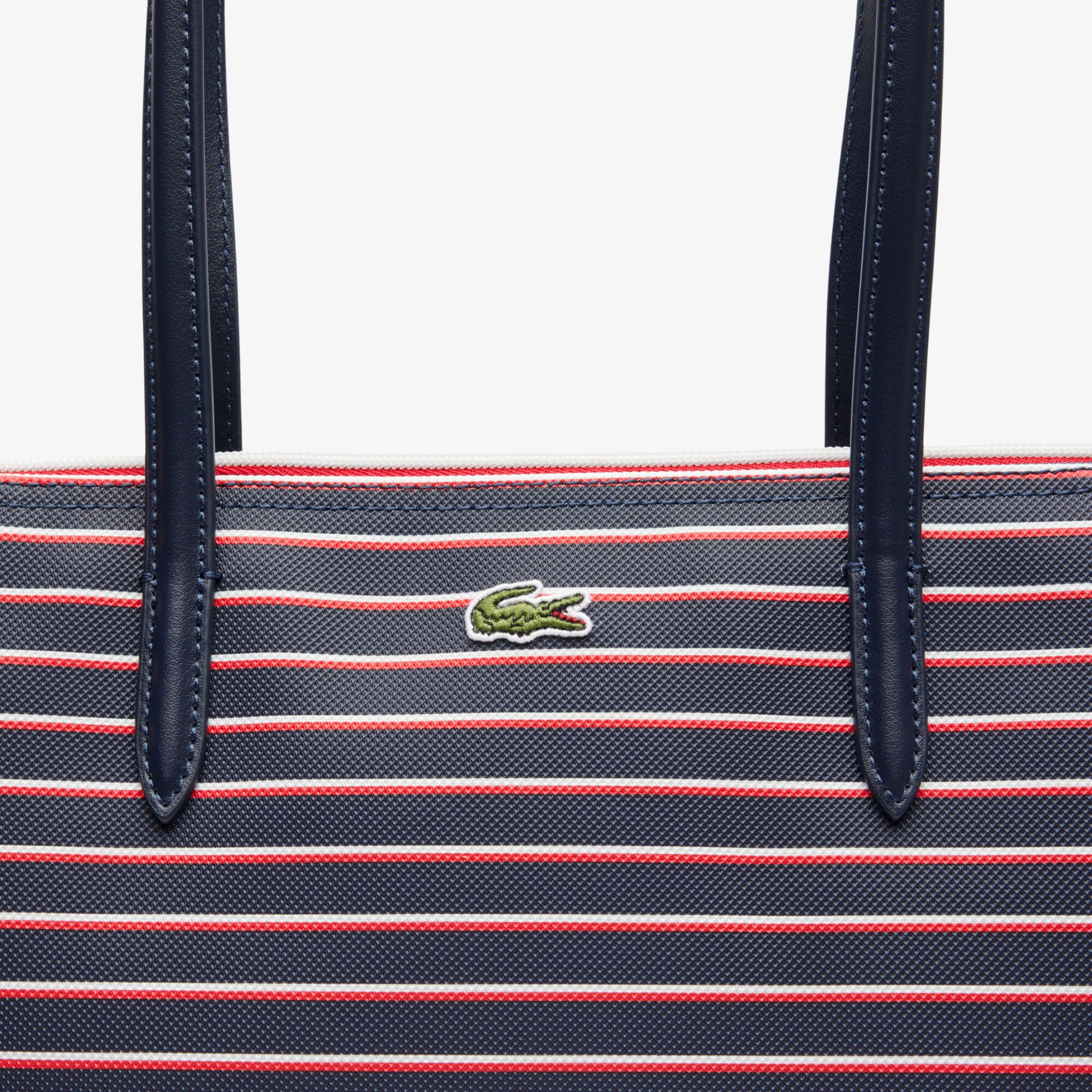 Large L.12.12 Concept Striped Tote image number 4