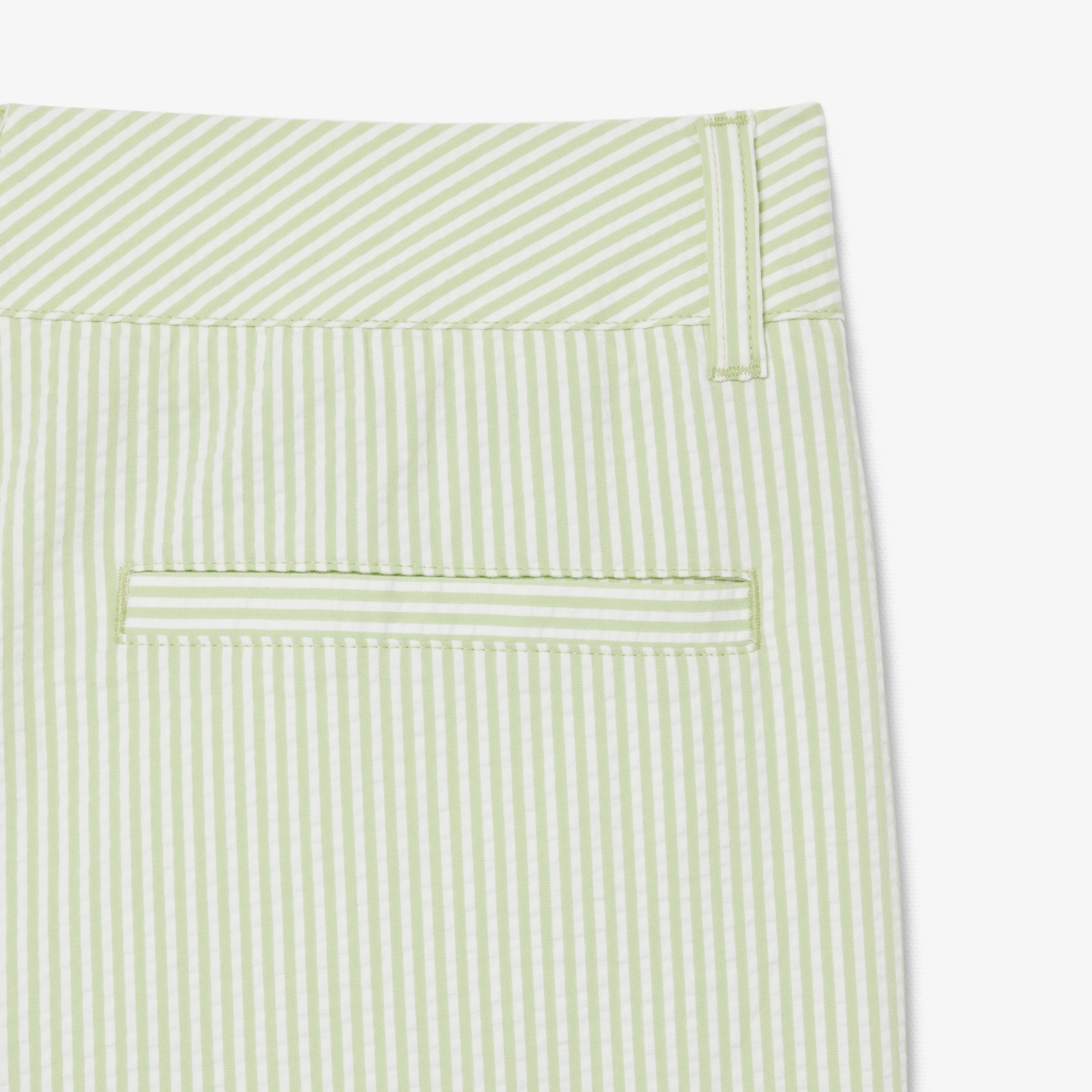 Relaxed Fit Ultra Dry Striped Bermuda Golf Shorts image number 5