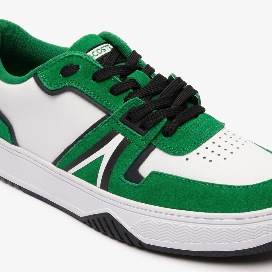 Men’s L001 Coated Leather Trainers image number 5