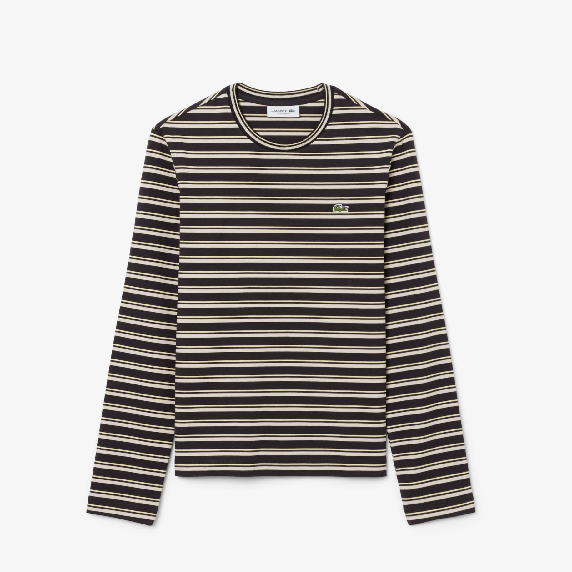 Long Sleeved Striped Jersey T-shirt image number 0