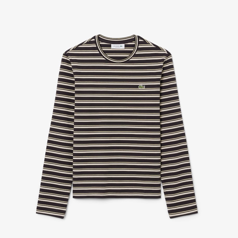 Long Sleeved Striped Jersey T-shirt image number 0