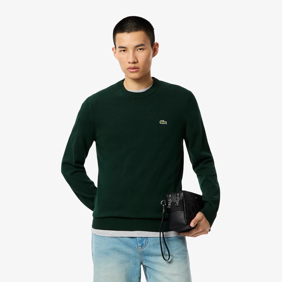 Crew Neck Cotton Sweater image number 0