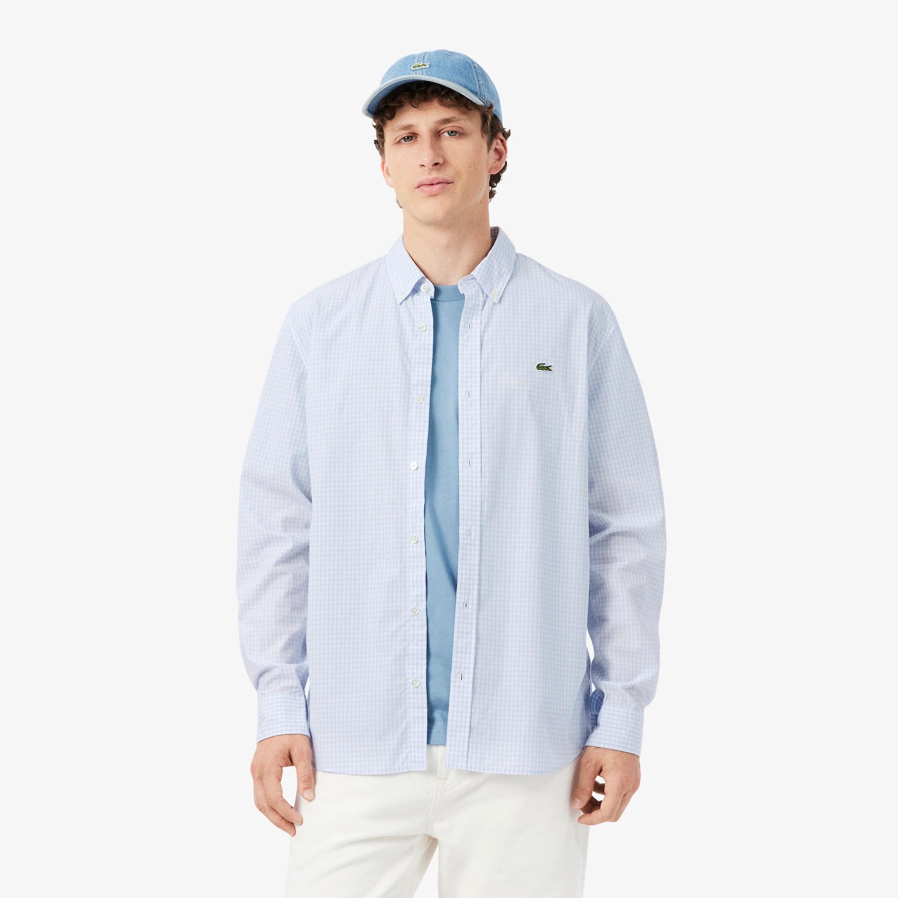 Regular Fit Plaid Poplin Shirt image number 0