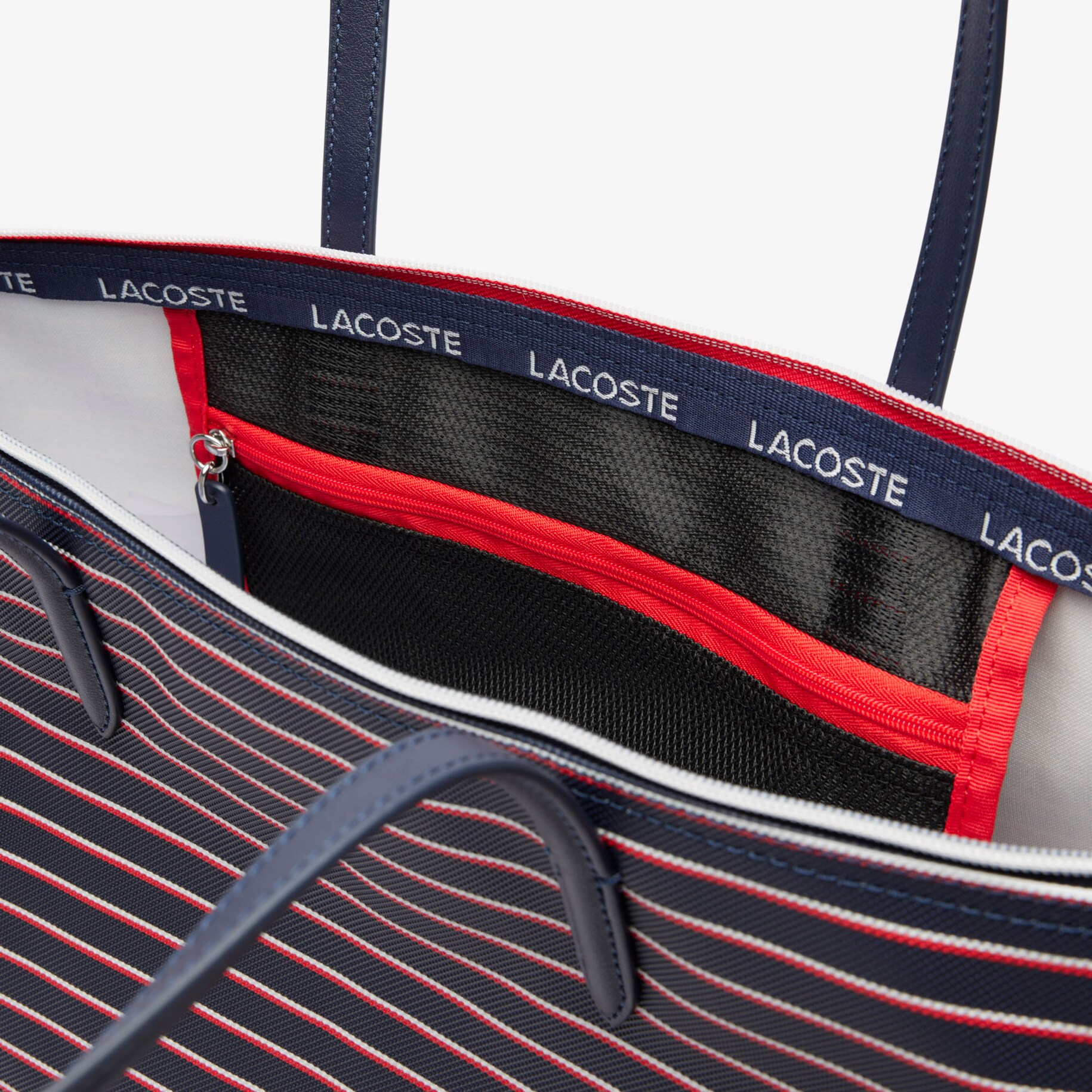 Large L.12.12 Concept Striped Tote image number 3