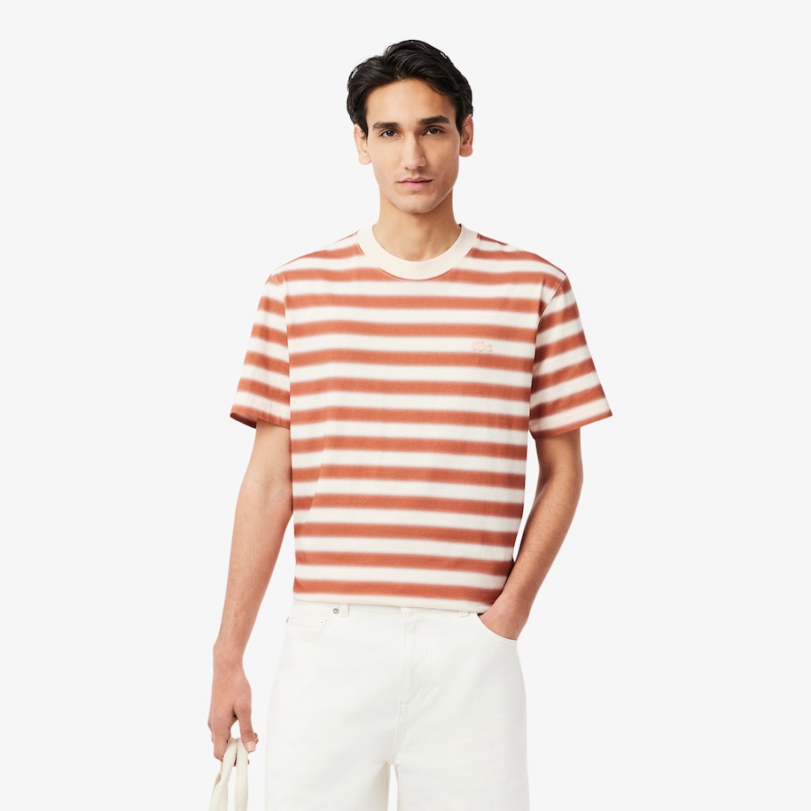Stripe Print Jersey T-shirt image number 0