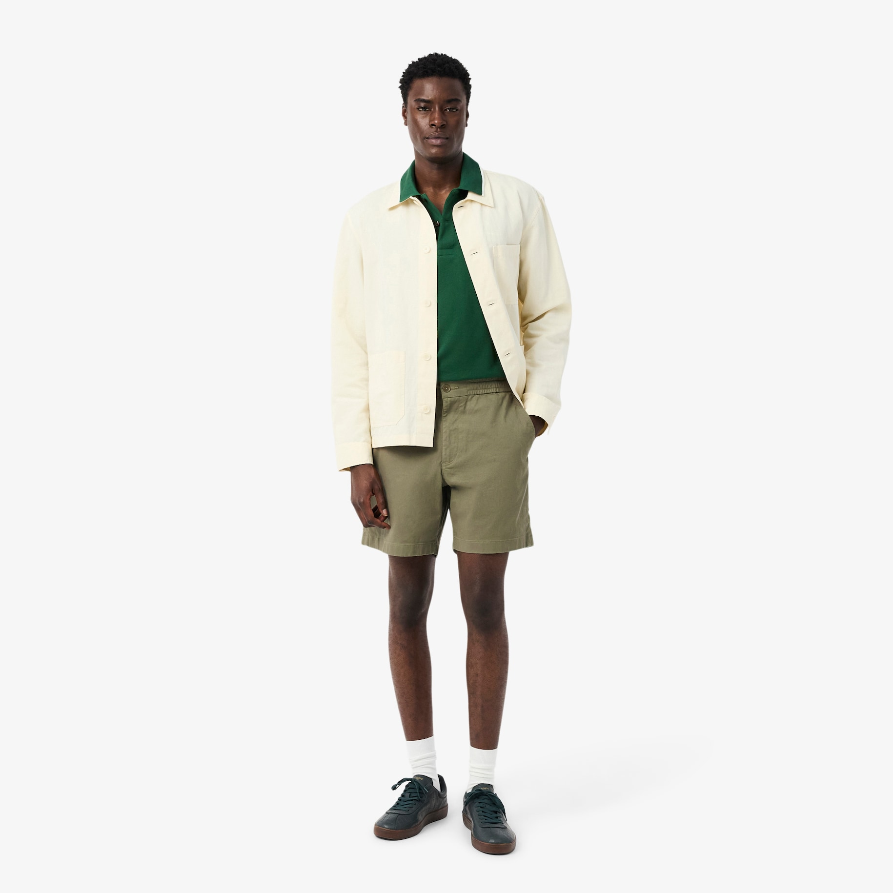 Regular Fit Stretch Cotton Shorts image number 0