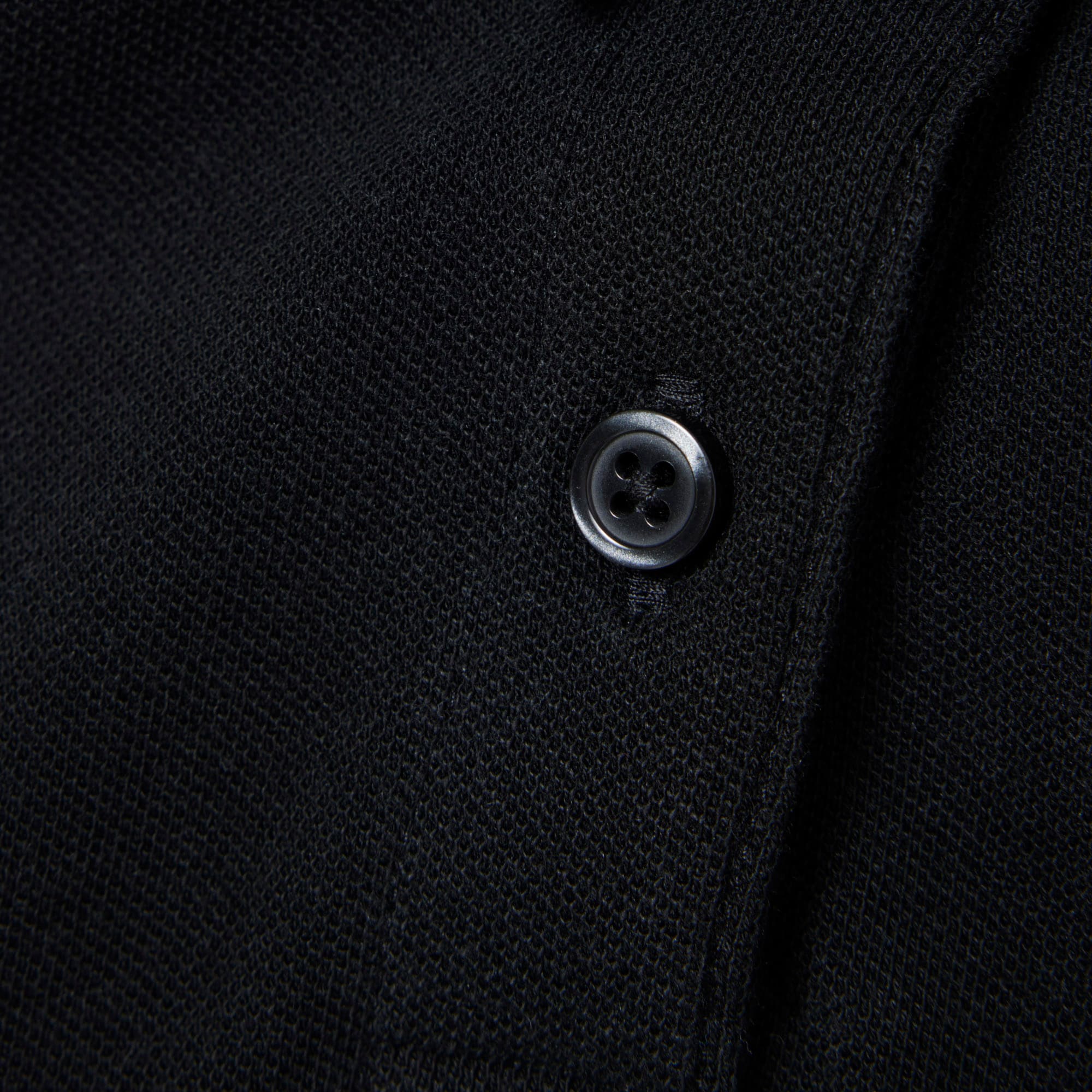 Scalloped Collar Piqu&eacute; Polo Shirt image number 3