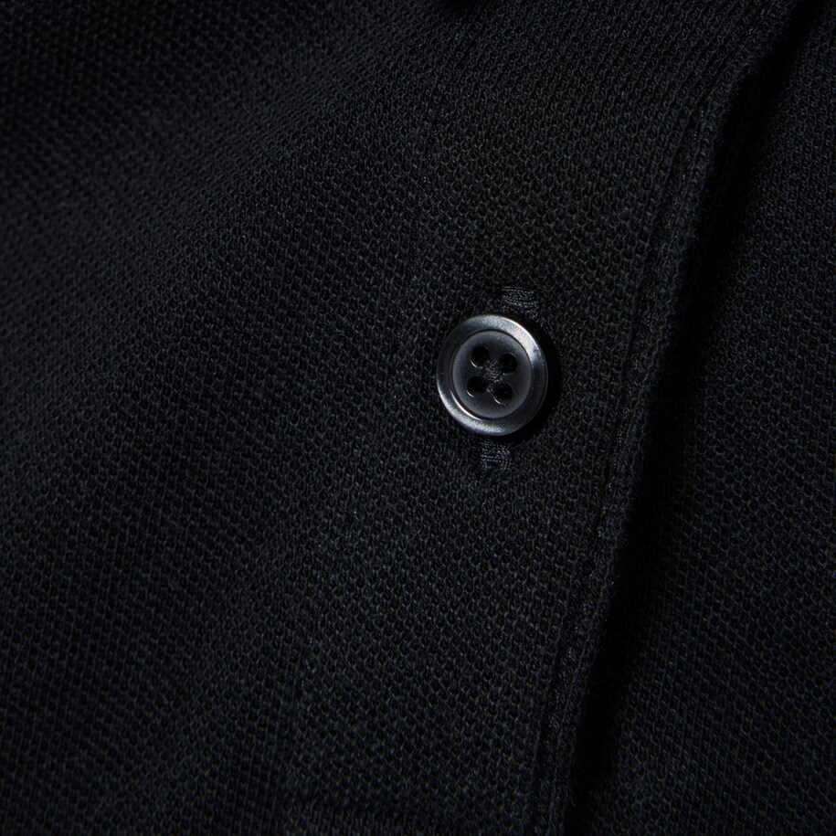 Scalloped Collar Piqu&eacute; Polo Shirt image number 3