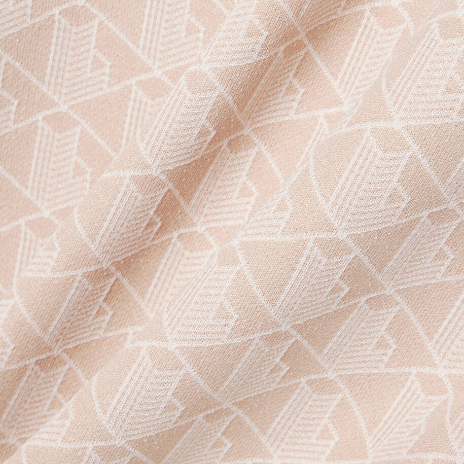 Slim Fit Monogram Jacquard Polo Dress image number 6