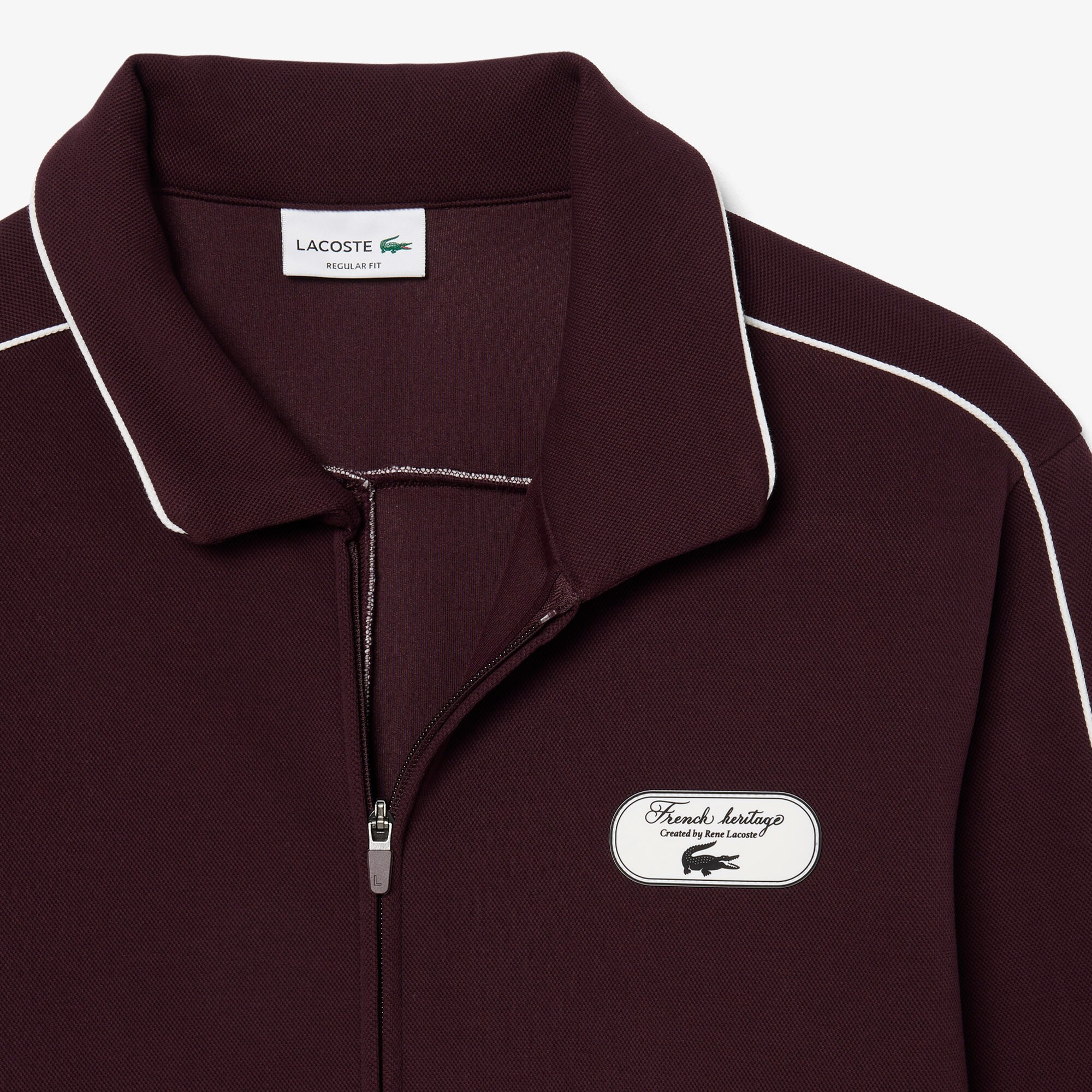 Tennis Heritage Zipped Badge Accent Sweatshirt image number 5