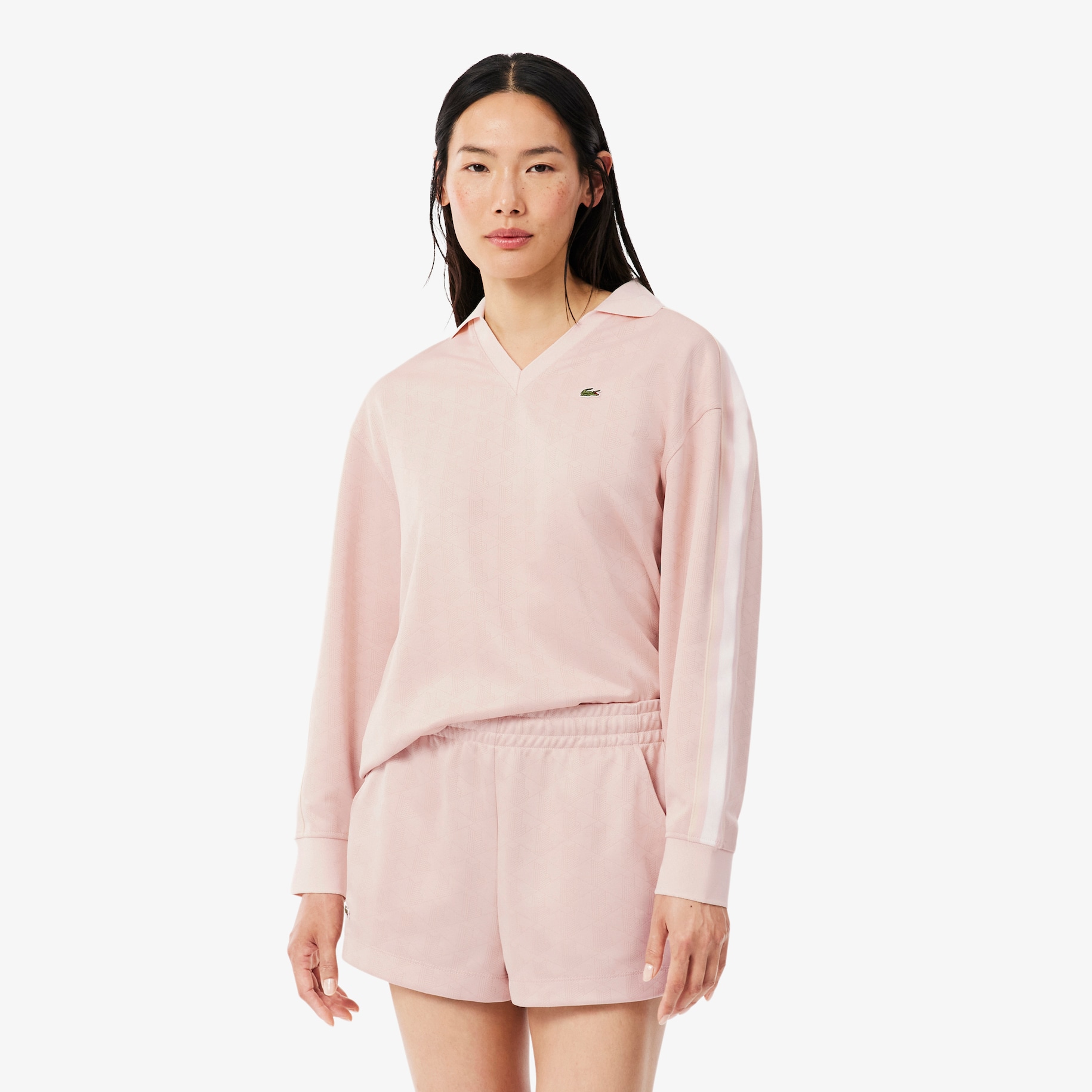 Oversized Monogram Jacquard Polo Shirt image number 0